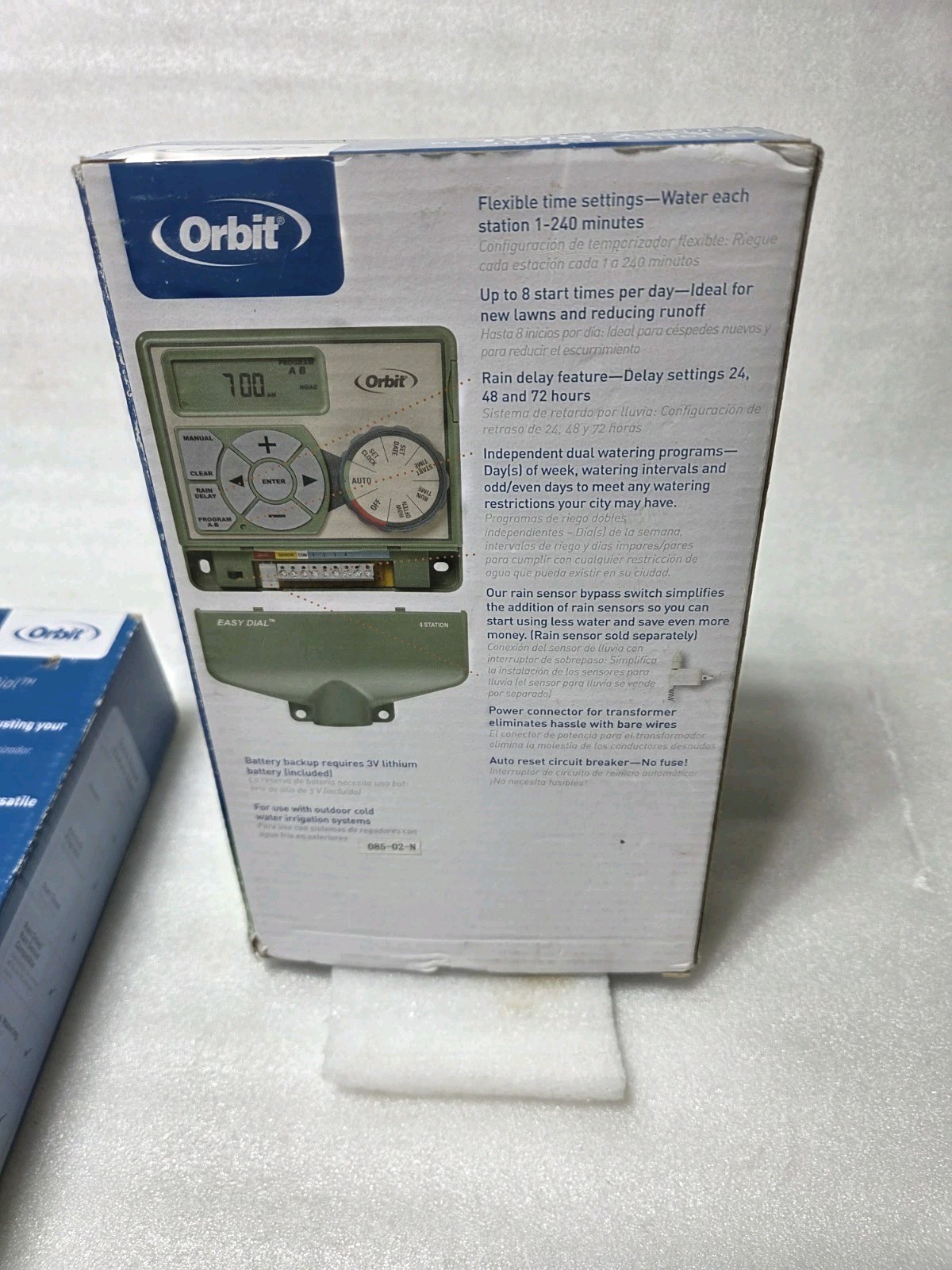 ORBIT 57874 4 Station Indoor Easy Dial Electrical Sprinkler Timer
