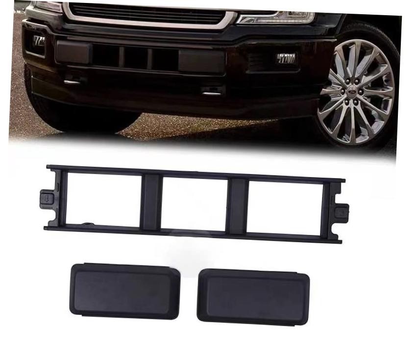 Front Bumper Cover Lower Grille Trim Panel Plastic Fit For 2018-2020 Ford F150