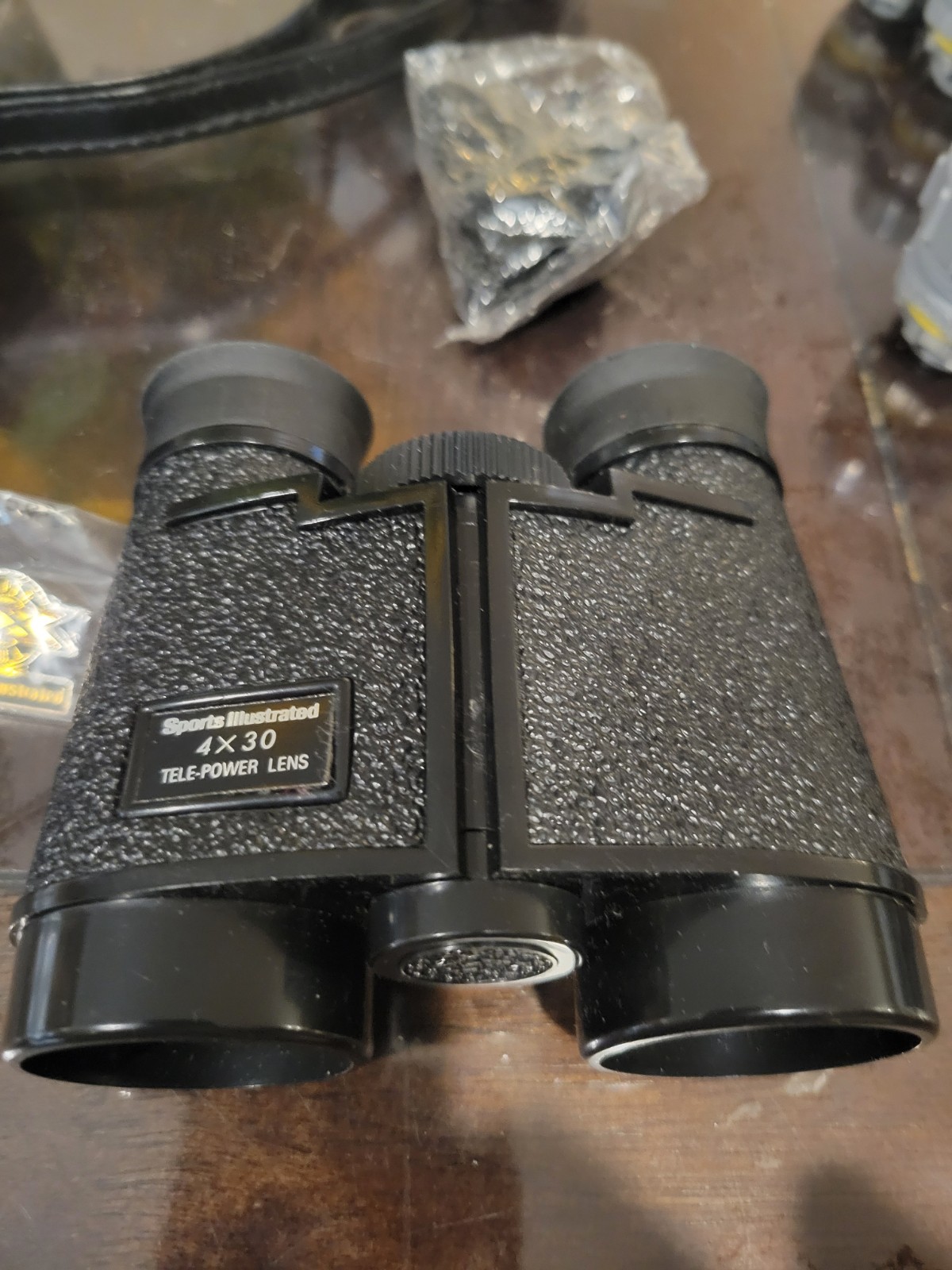 Sports Illustrated 4x30 Tele-Power Lens Binoculars with Vinal Case
