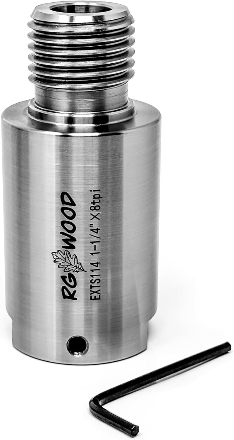 Versatile Lathe Spindle Extender - 3" for Enhanced Woodworking Precision