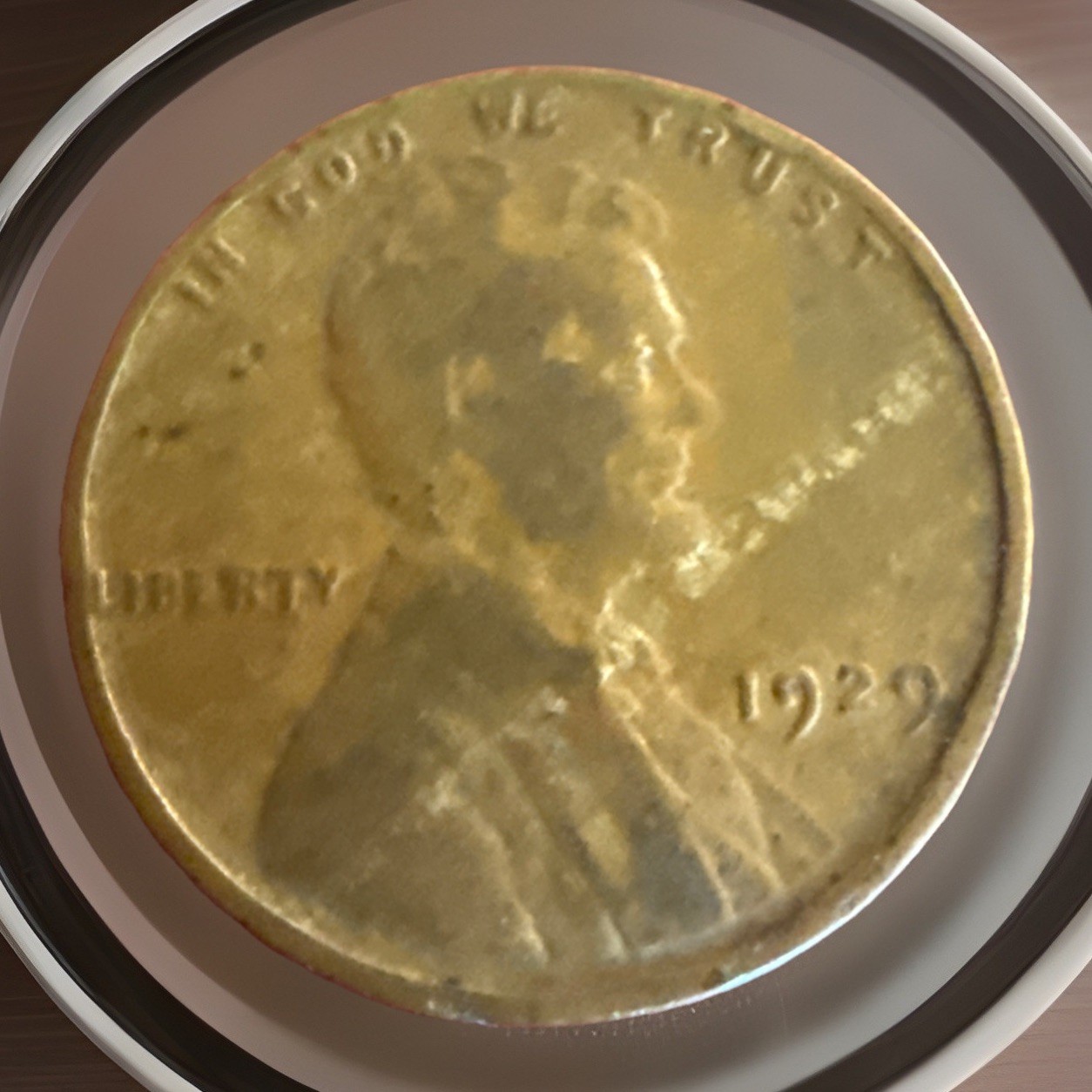1929-P Attractive Wood-Grain Lincoln Wheat Cent Penny Fast S&H #2073