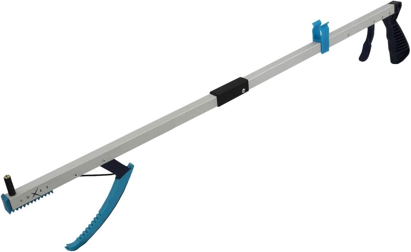 32-Inch Grabber Reacher Tool with Magnetic Tip, Stainless Steel, Foldable