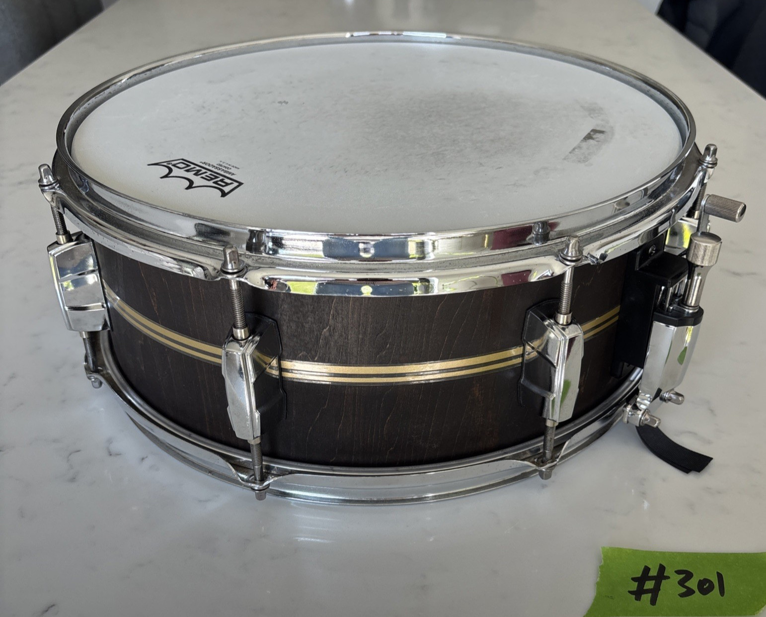 MAPEX 8 lug snare drum, 14" x 5.5" deep, using Mapex parts [#301]