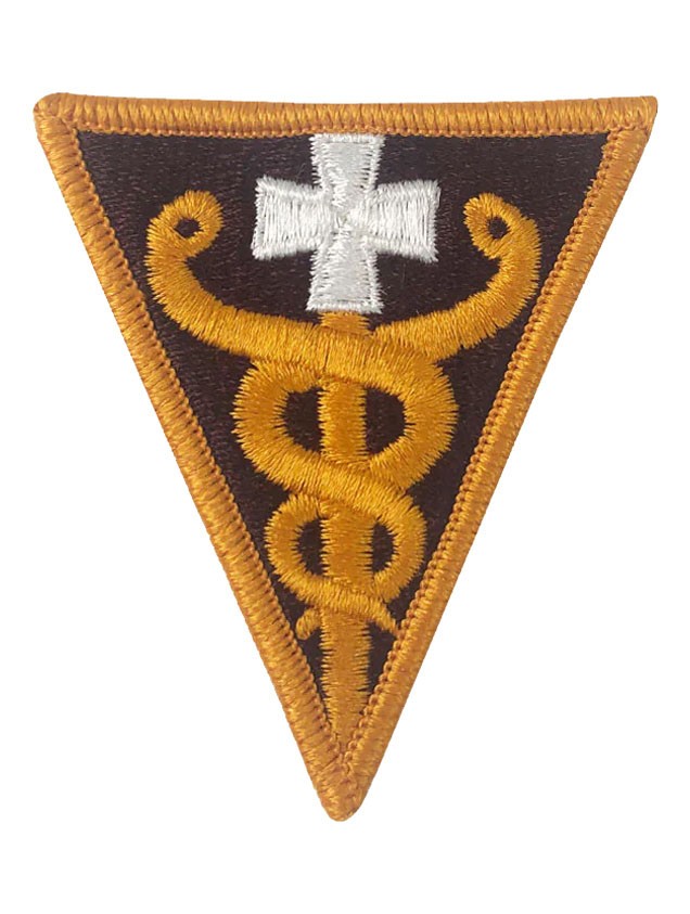 3rd Medical Command Color Patch with Hook Fastener-Veteran Owned Business