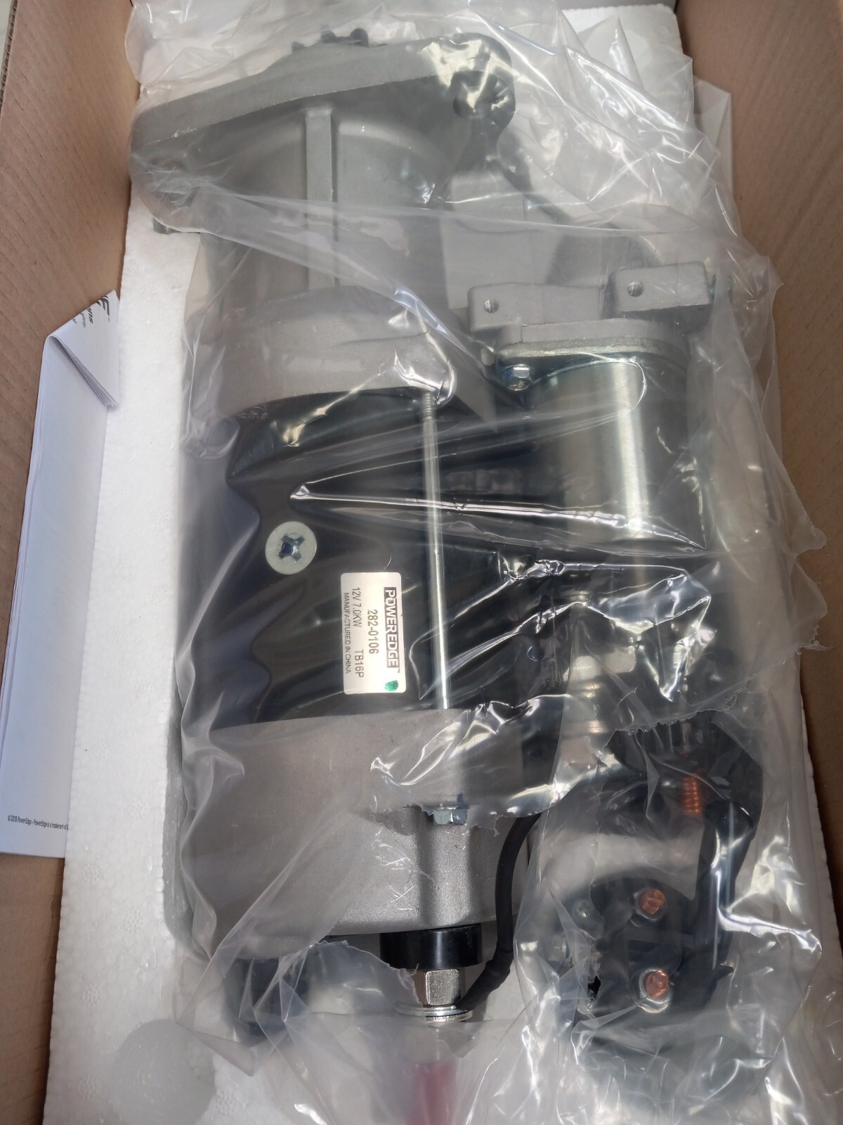 DENSO POWEREDGE 39PE 12V STARTER - 282-0106, 19011529, 8200050, 8200090, 82001
