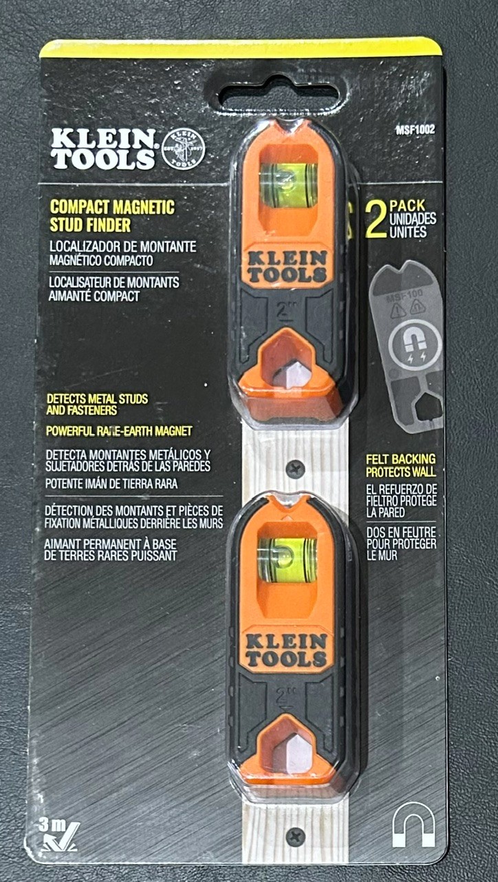 Klein Tools MSF1002 Magnetic Stud Finder, 2 Pack