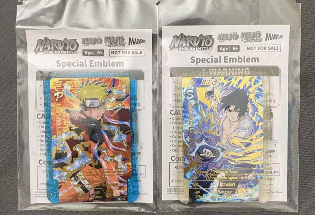 Limited!! Naruto Emblem Battle Sasuke And Naruto Promo Emblems AX 2025