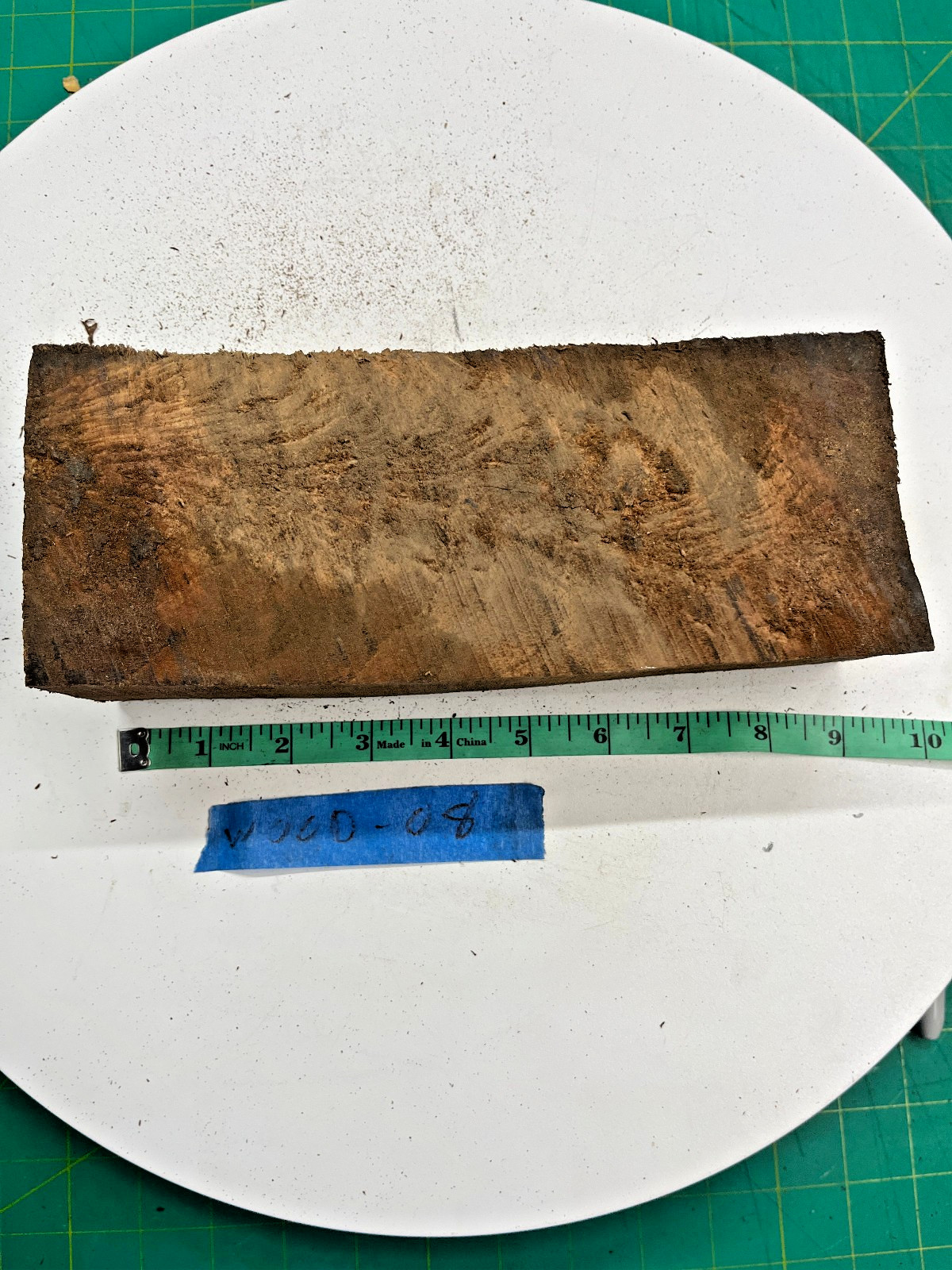 Walnut Burl Wood Block Handle Material For Knife Makers Knives - Unfinished