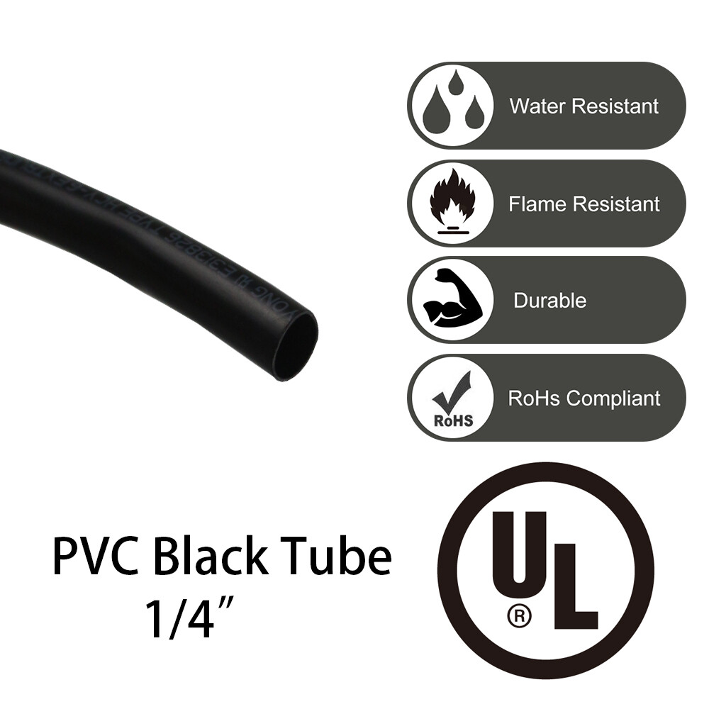 Lightweight & Soft PVC Cable Sleeve Tube Insulation Wire Core Management Protect
