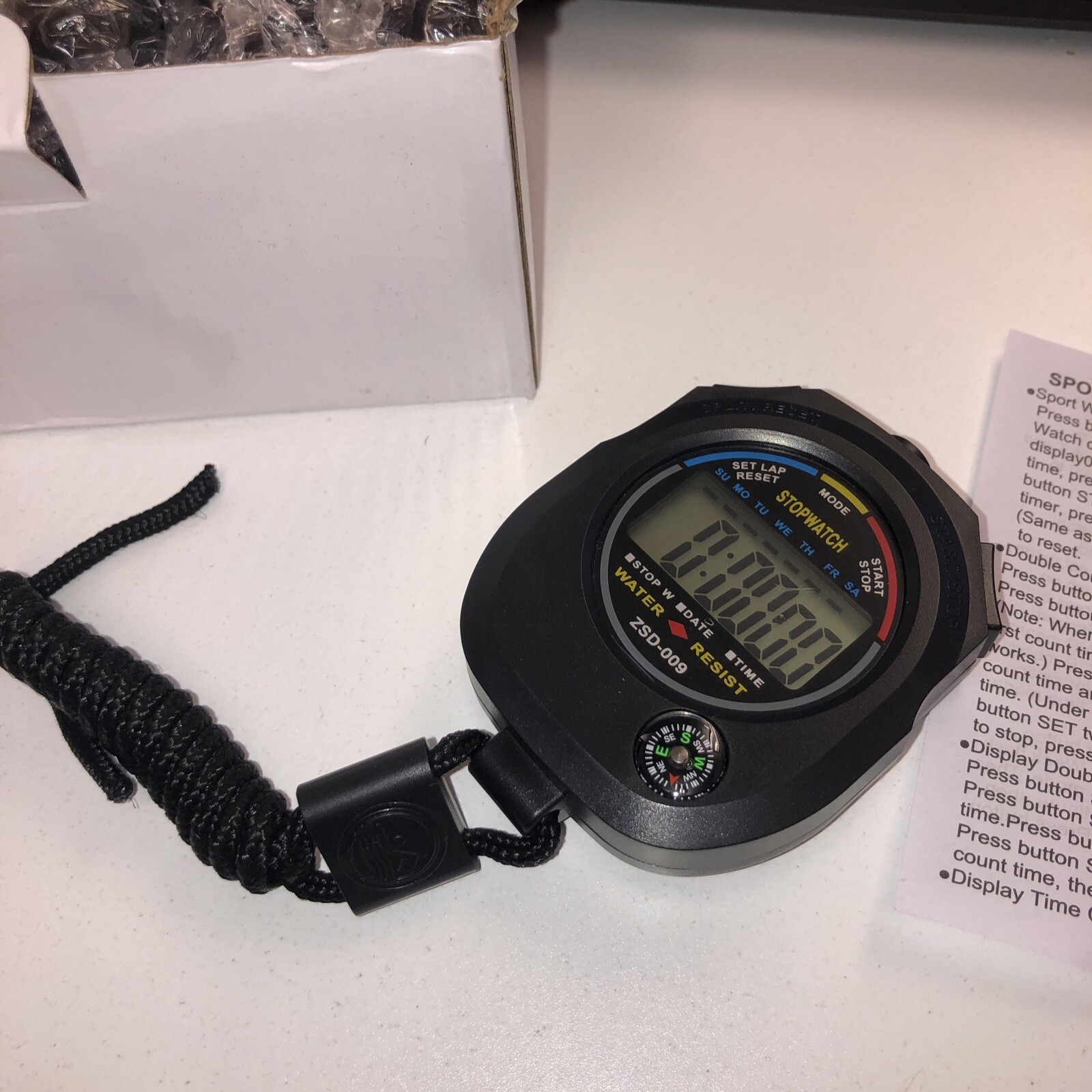 Sport Watch Digital Stopwatch Pack Of 6