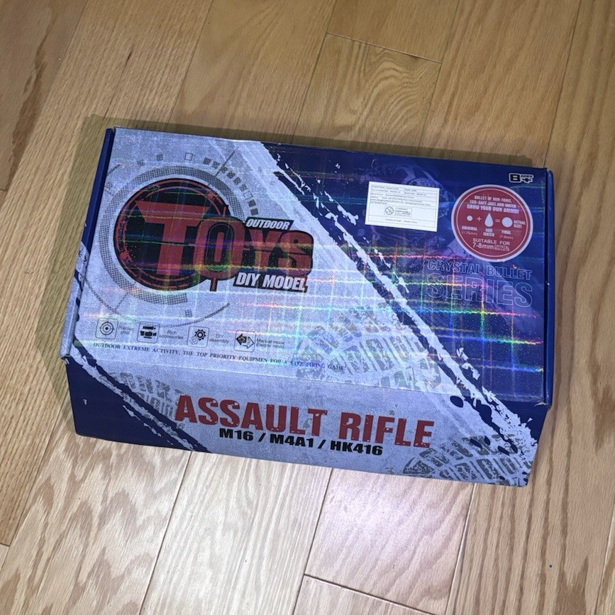 Toys DIY Model Crystal Bullet Assault Rifle M16/M4A1/HK416 Manual/Electric