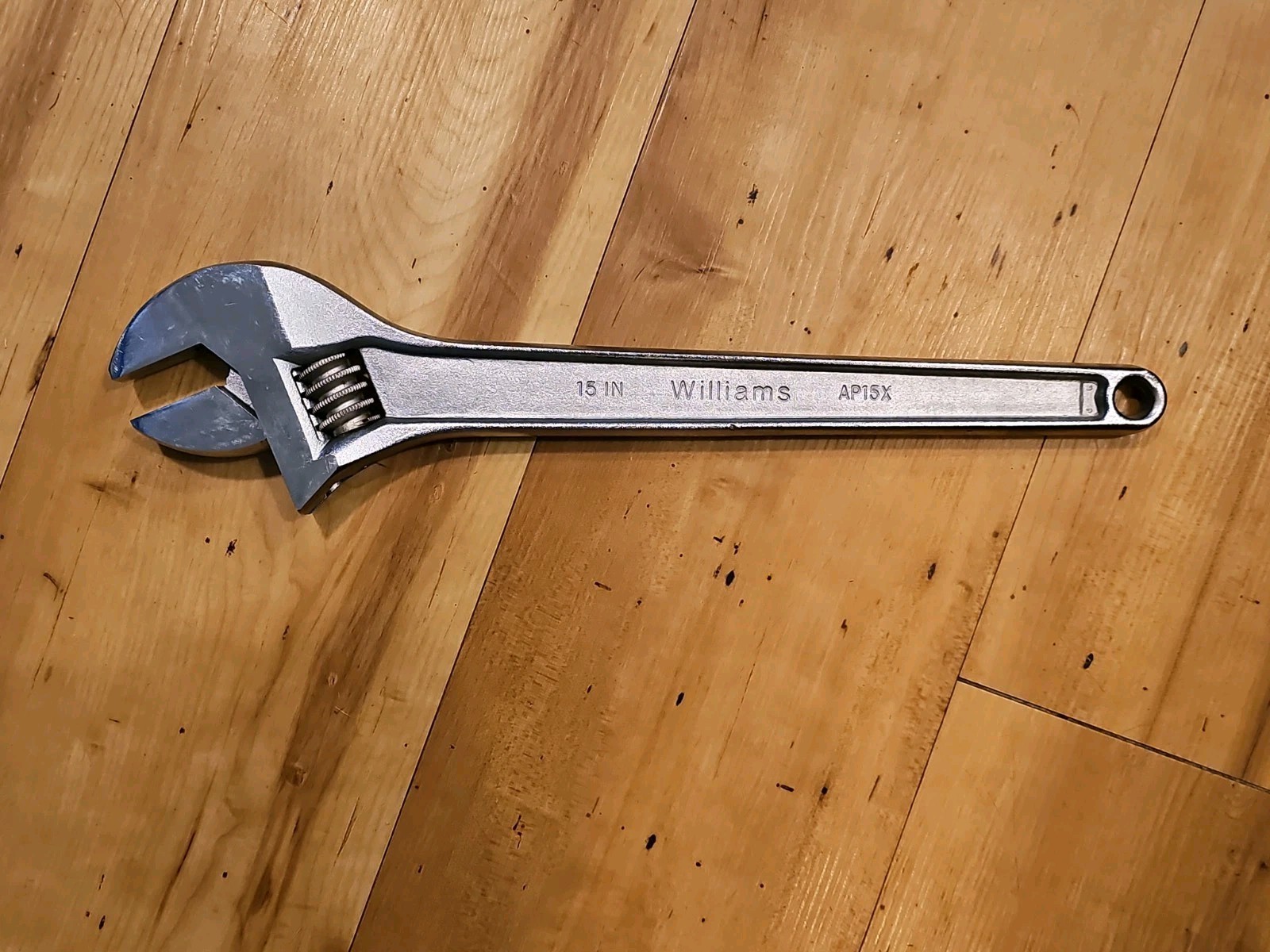 WILLIAMS 15 INCH ADJUSTABLE WRENCH MODEL AP15X MADE IN USA TOOL
