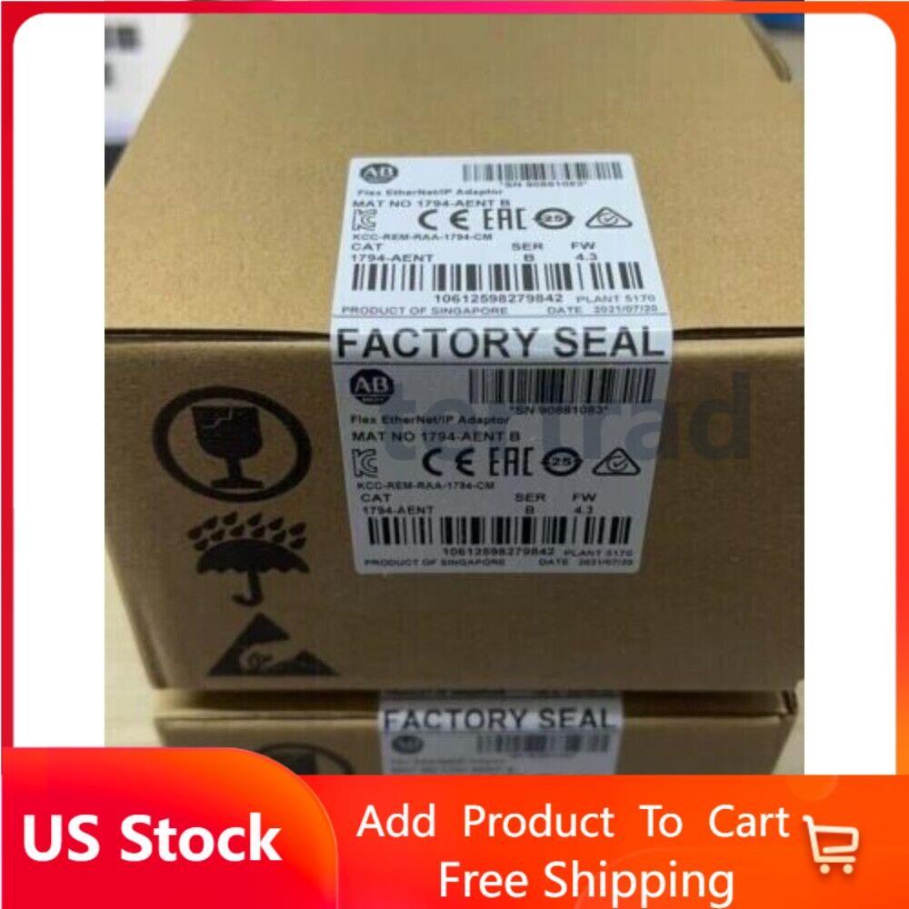 2022-2023 NEW Sealed AB 1794-AENT Flex I/O EtherNet/IP Adaptor US Stock USA