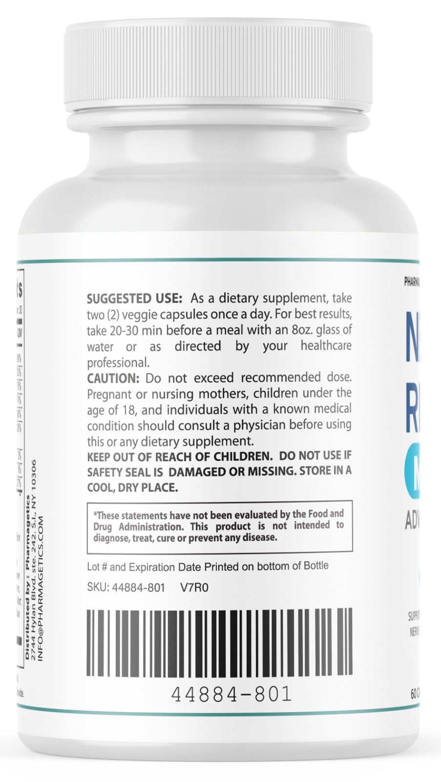 Nerve Recovery Max Advanced Nerve Support - 2 Bottles