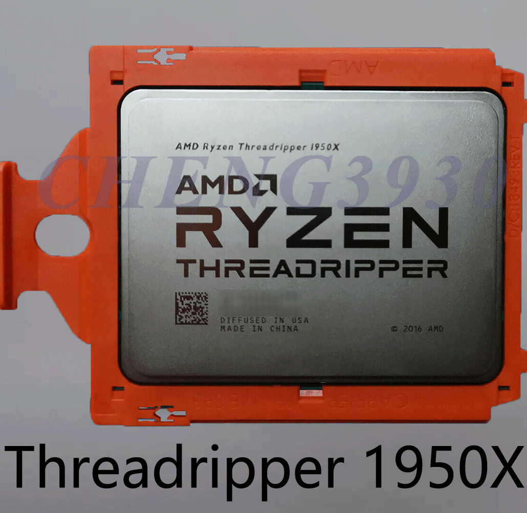 AMD Ryzen Threadripper 1950x 3.40ghz 16 cores 32 threads tr4 CPU processor