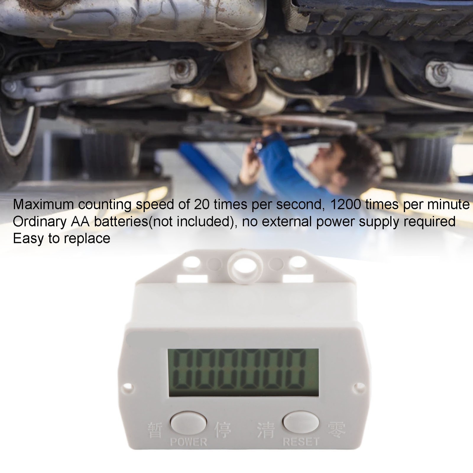 Digital Counter For Knitting Machine Electronic 0‑999999 Digit With Magnetic