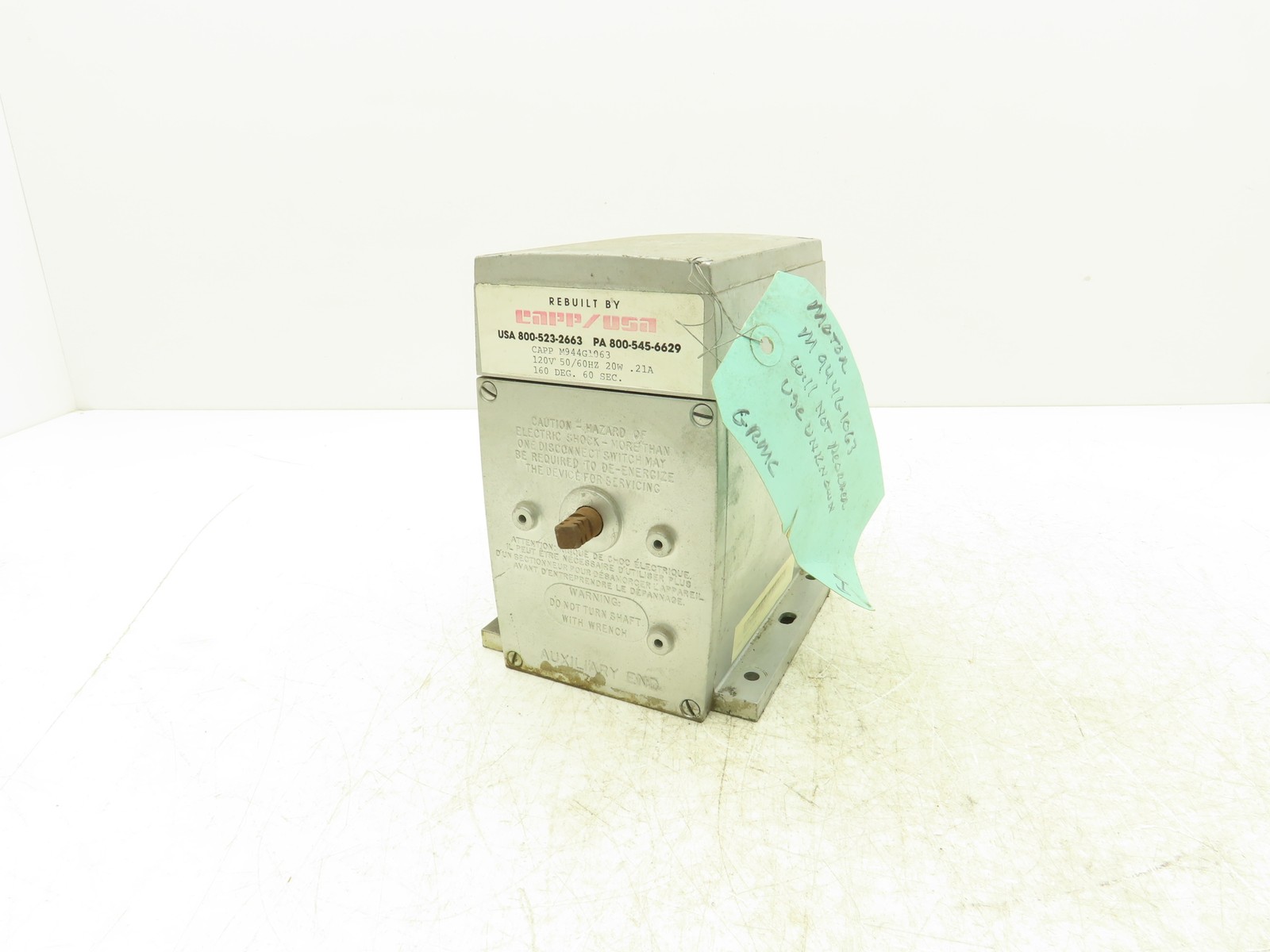 Honeywell M944G1063 Modutrol IV Actuator Motor Non-Spring Return 160°/60sec 120