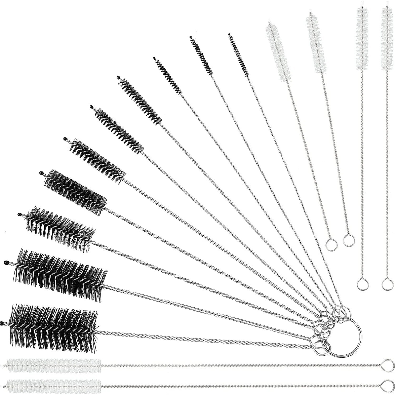 Nylon Cleaning Brush Set Multi Purpose Straw Gun Machine Spray Tool Kit
