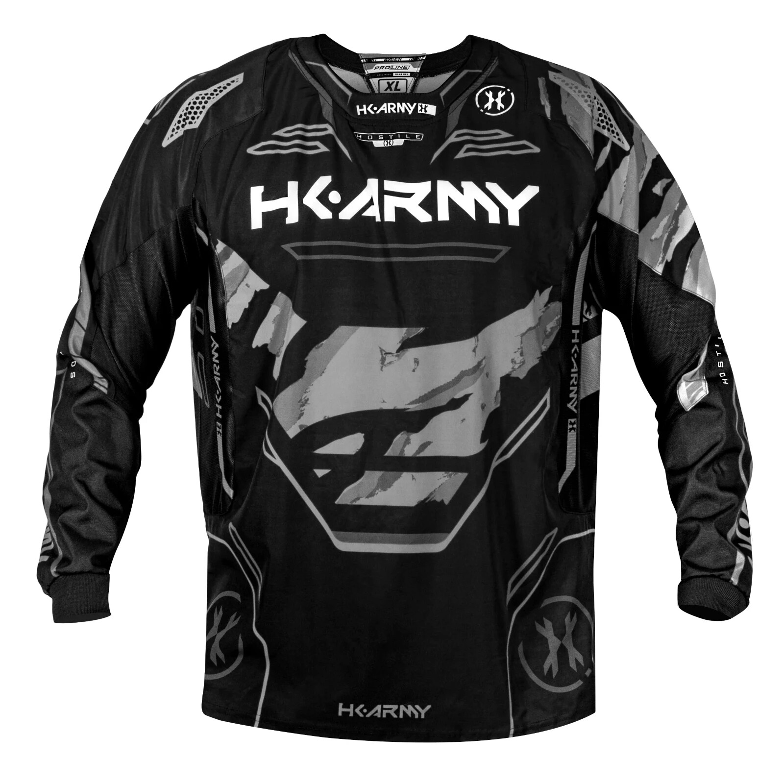 HK Army Paintball ProLine Pro Line Playing Jersey - Smoke Black/Grey - Medium M