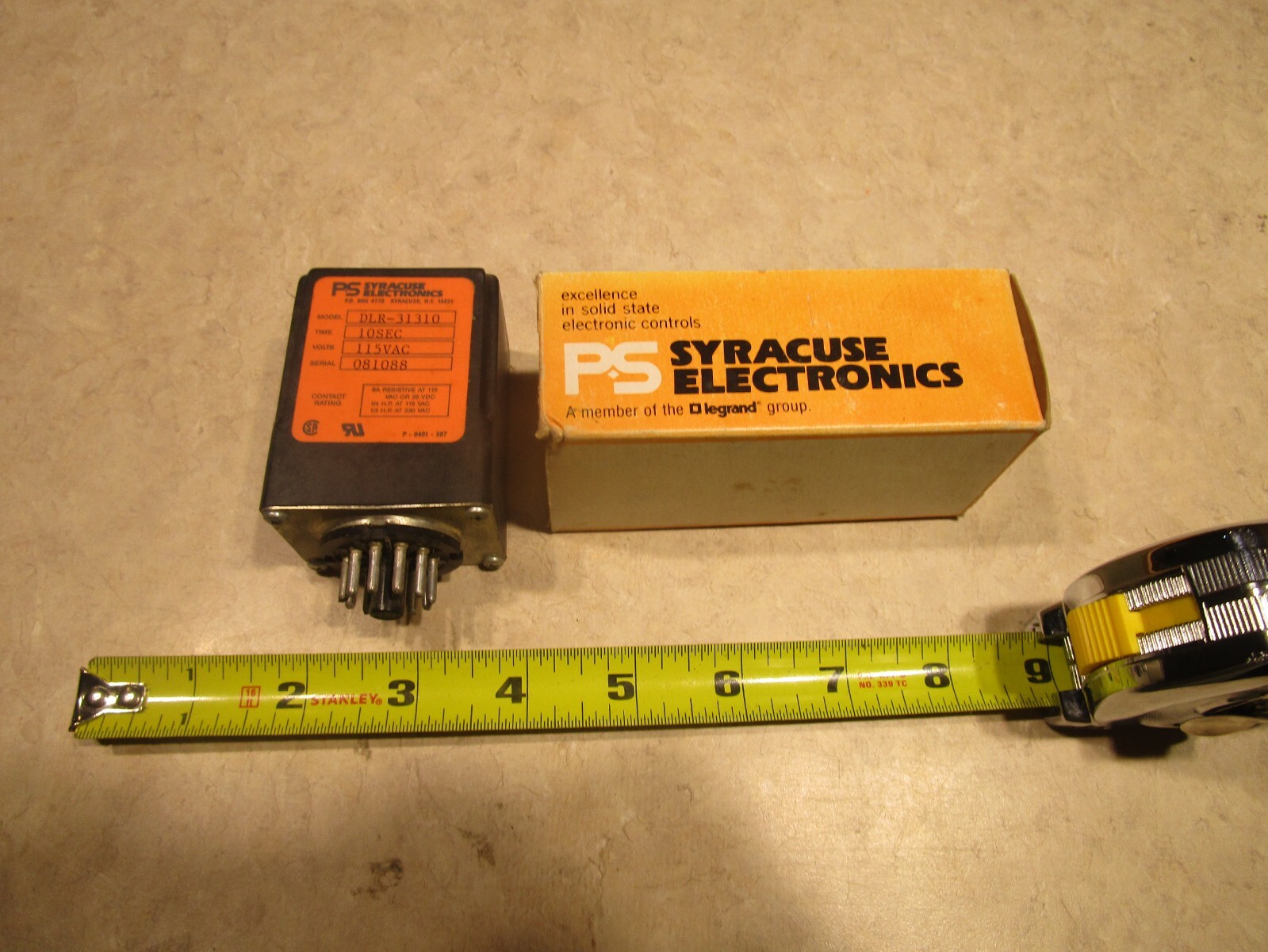 SYRACUSE ELECTRONICS DLR-31310, 115VAC, S0431