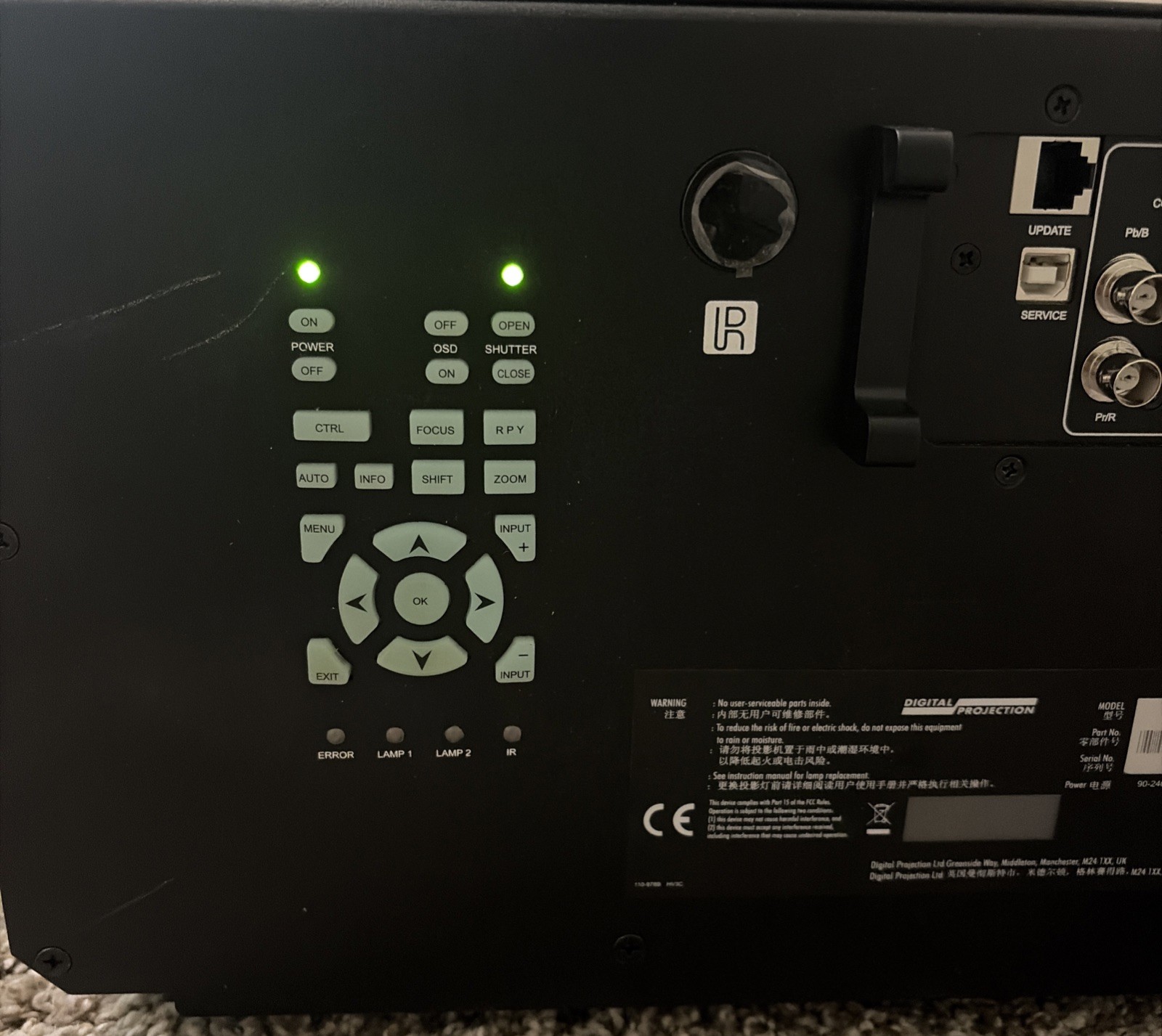 Digital Projection HIGHlite Cine 1080p 660 Projector W/ Remote