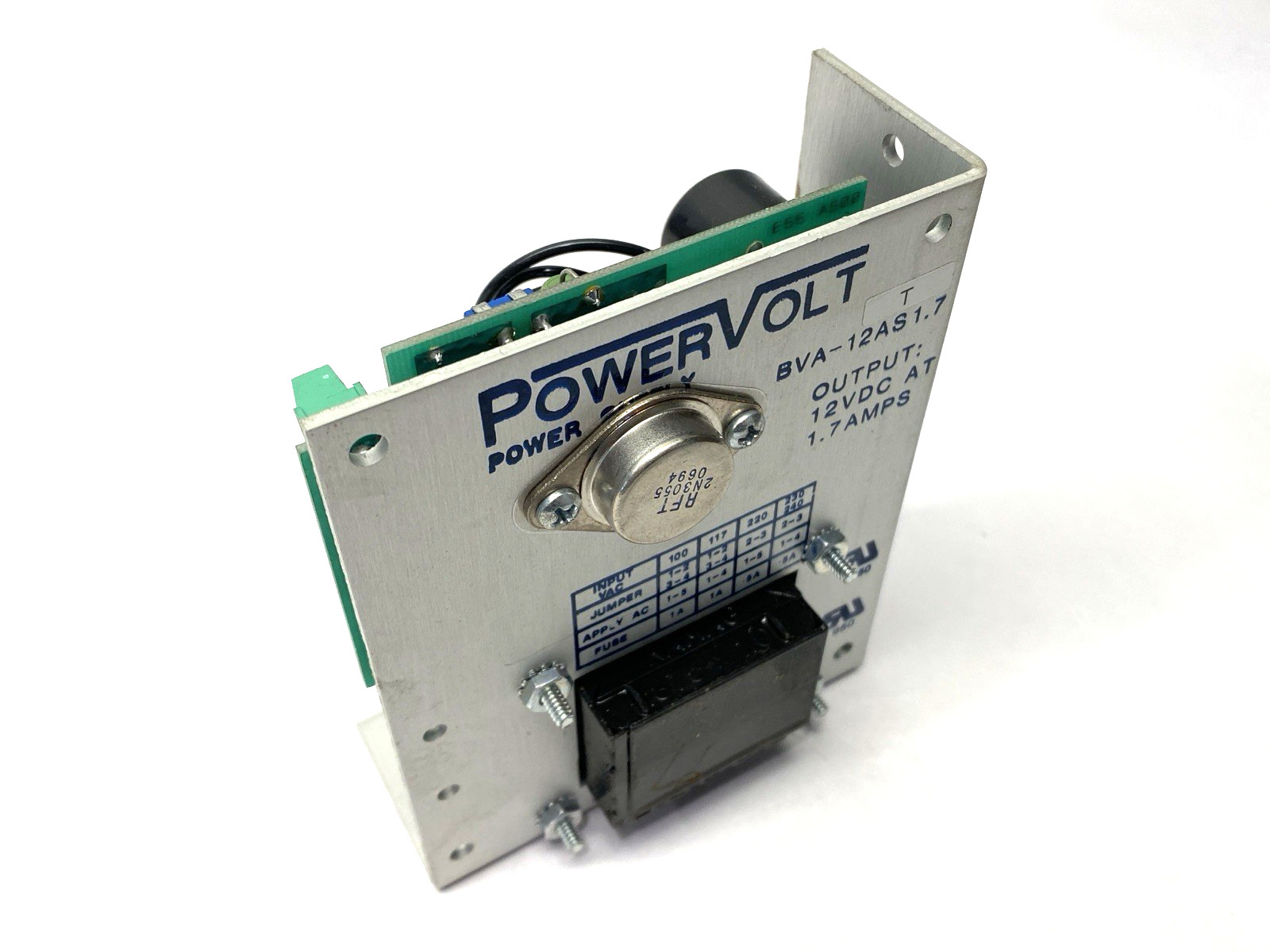 Powervolt BVA-12AS1.7 DC Power Supply 20VA