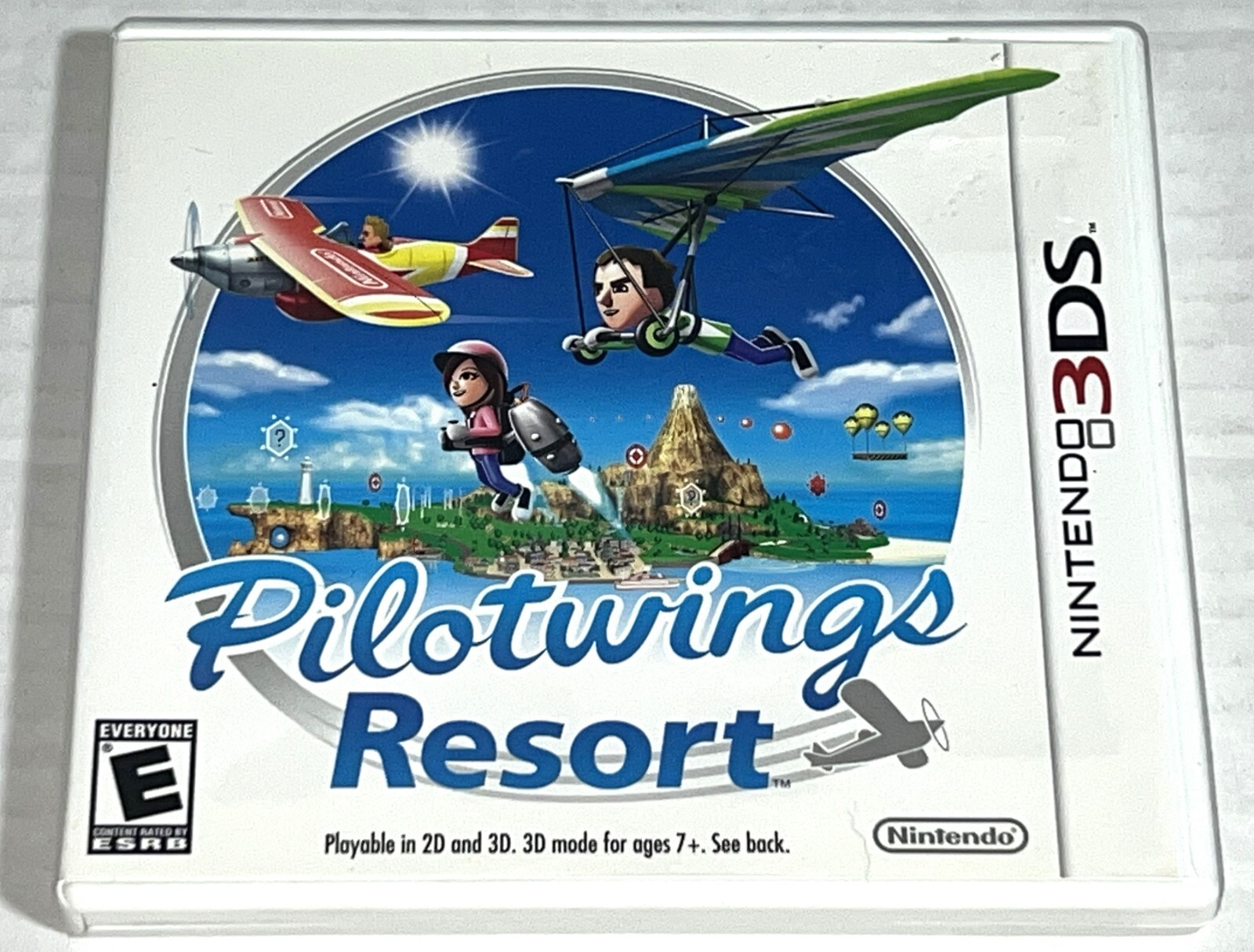Nintendo 3DS XL 2DS Pilotwings Resort Flying Video Game Case