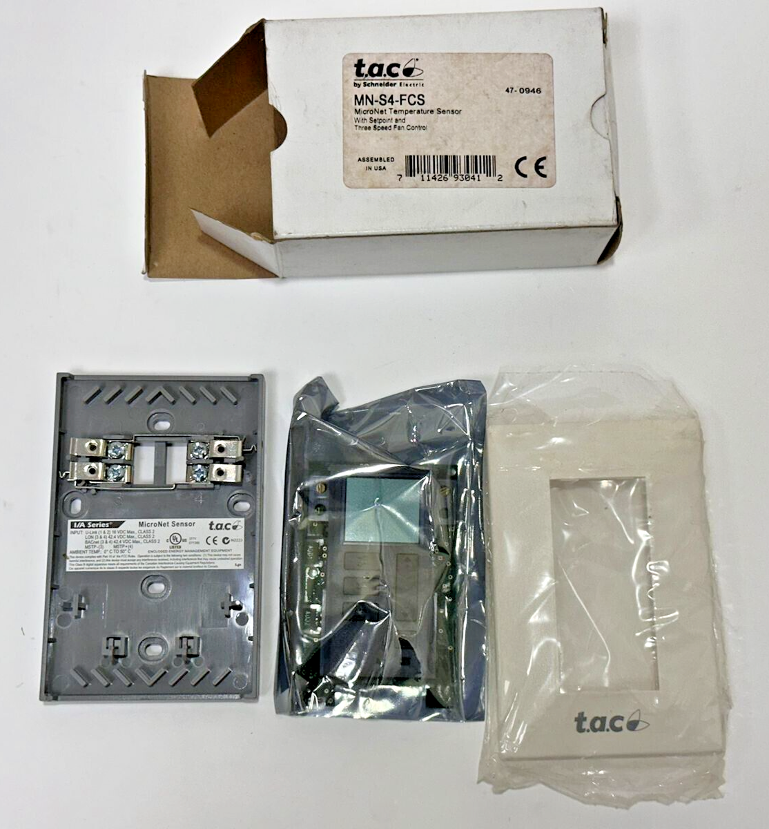 T.A.C MN -S4-FCS MICRONET TEMPERATURE SENSOR
