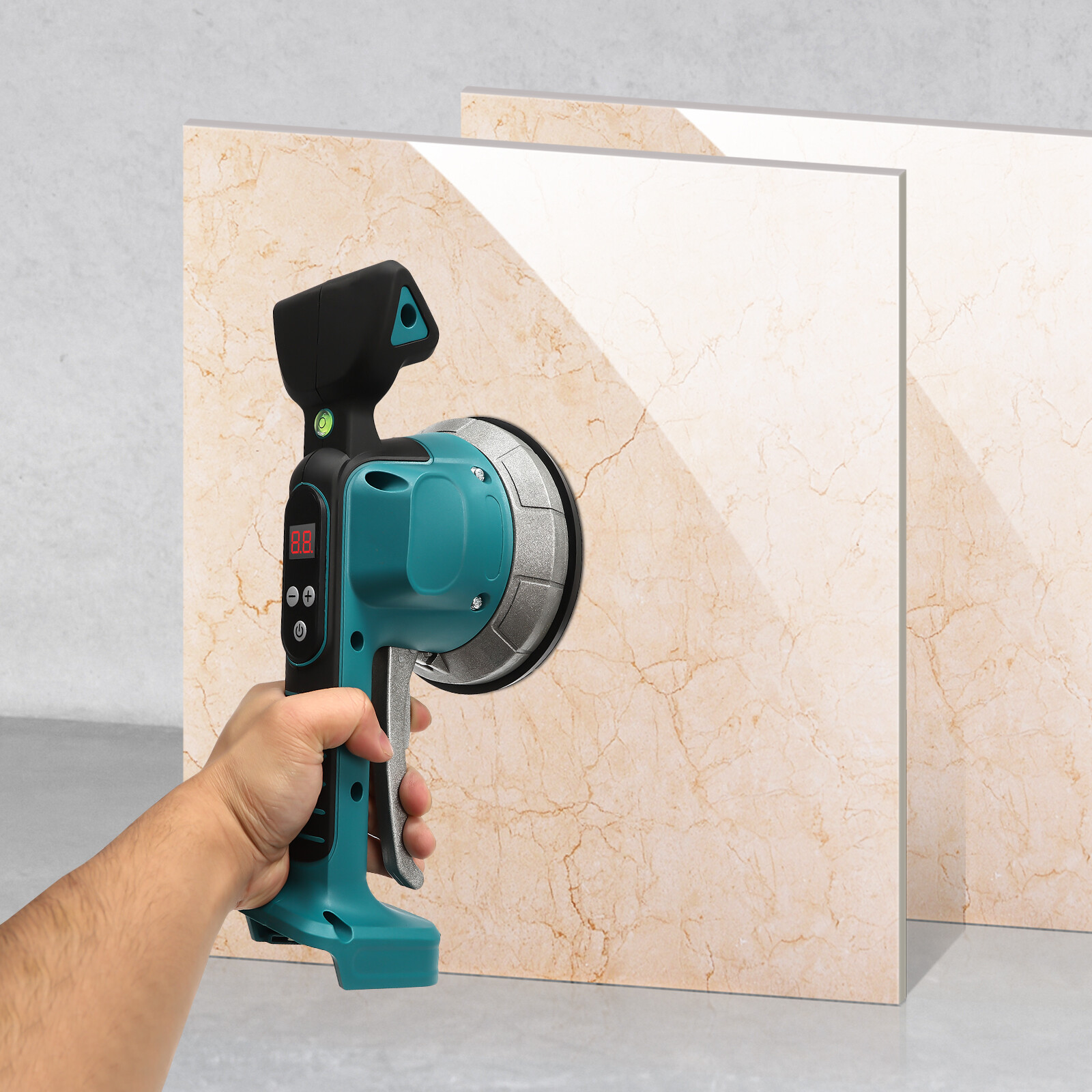 Electric Tile Vibrator Wall Floor Automatic Leveling Tiler Machine Tiling Tool