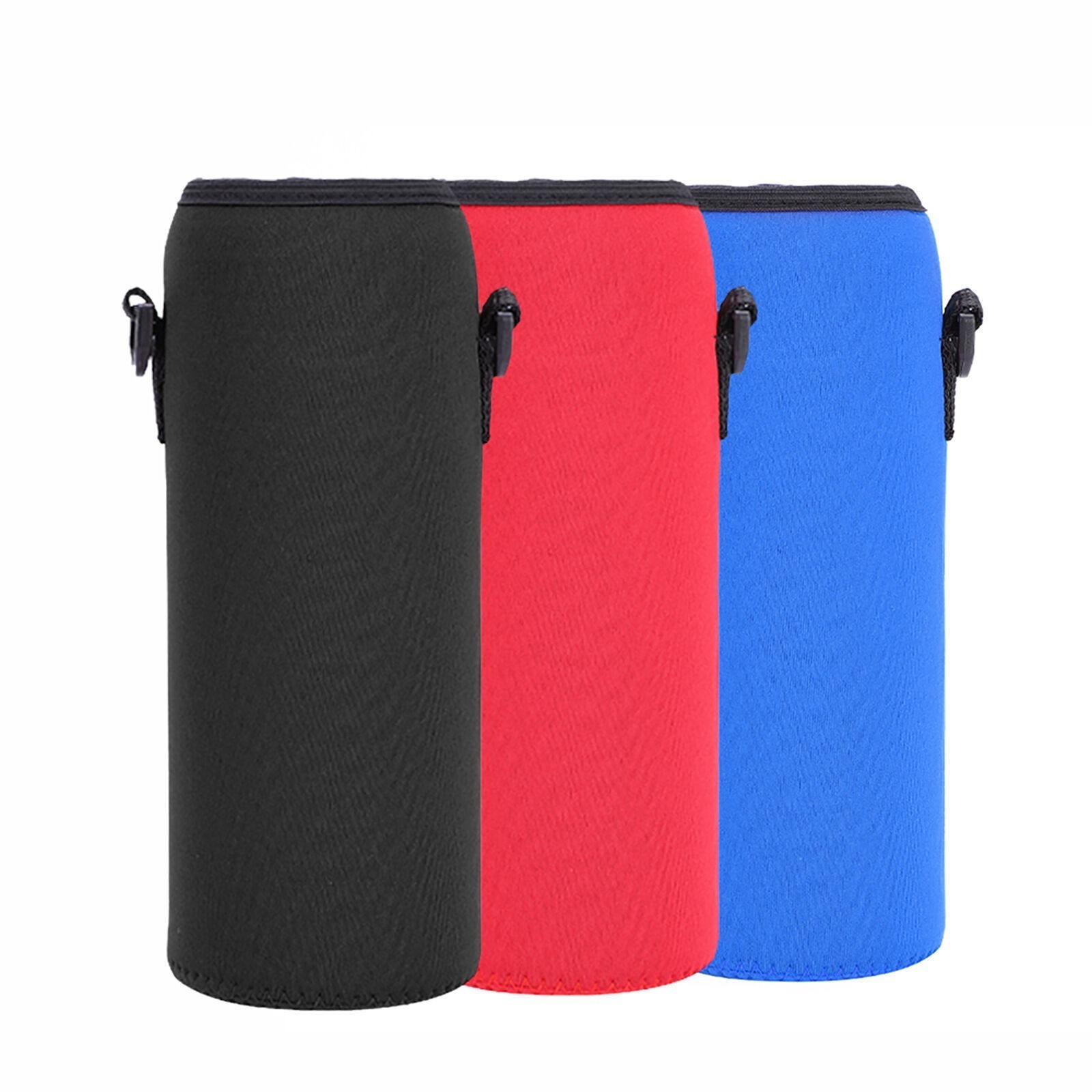 Outdoor 1000ml Water Bottle Insulated Cover Neoprene Carrier Bag Pouch