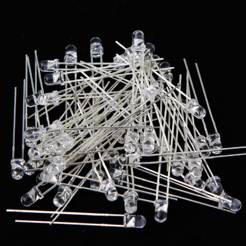 50 pcs NEW  3mm IR infrared LED 850nm Lamp High Power