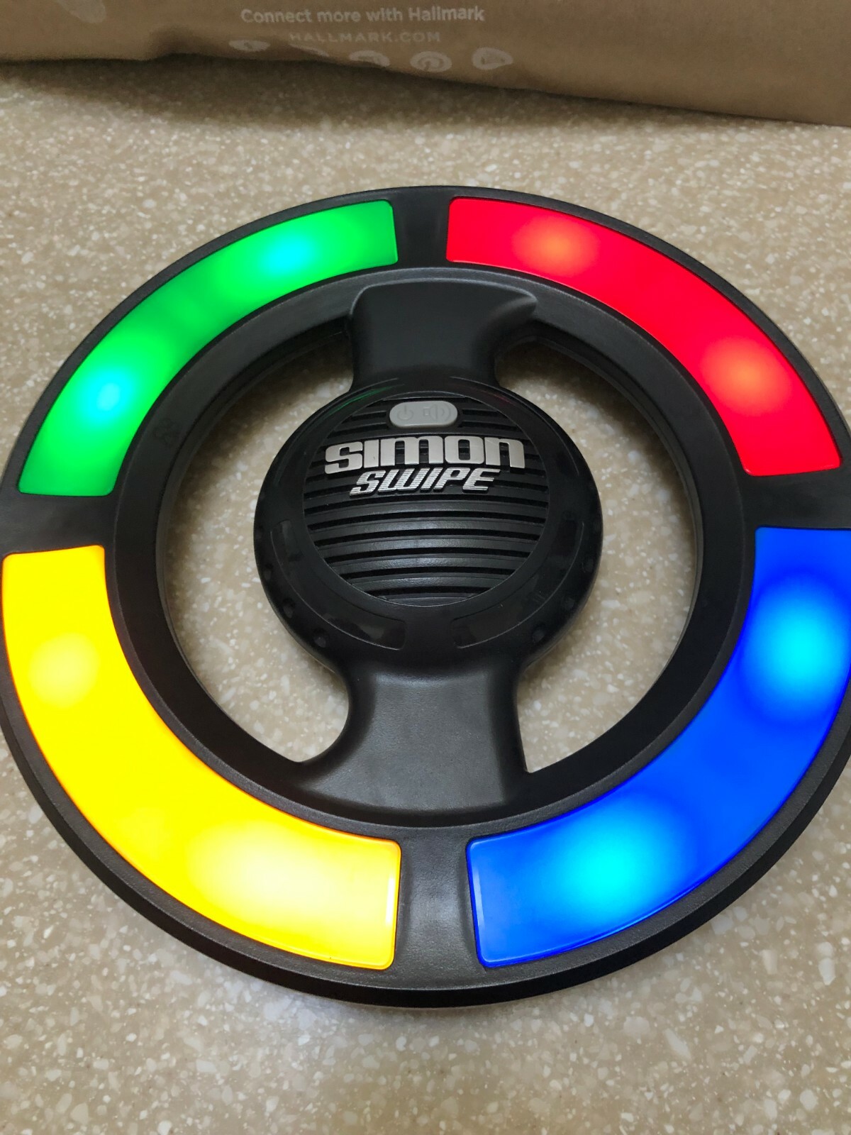 SIMON Says SWIPE Electronic Handheld Memory Game Toy Hasbro 2013 TESTED *SAVE