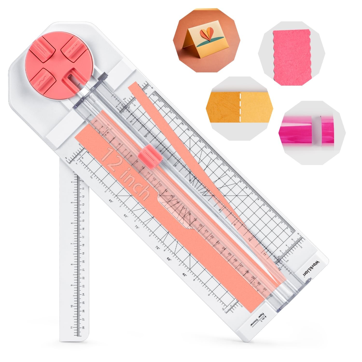 Paper Cutter for Craft：Paper Trimmer, Perforator, Folding, Pinking Cuttin