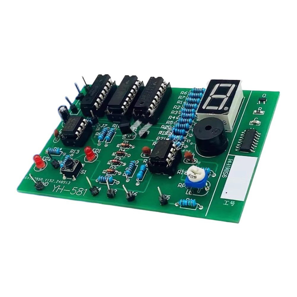 Countdown Timer DIY Kit 9 Seconds for Electronics Skill Training and Learning