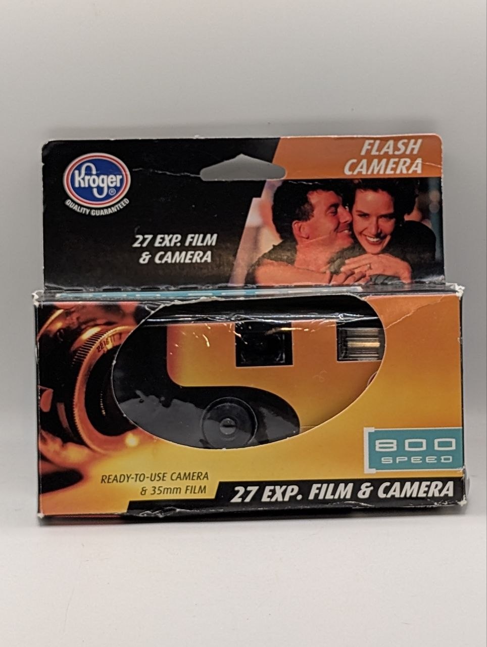 Kroger 800 Speed 27 Exposure Disposable Flash Camera 35mm Film New Sealed
