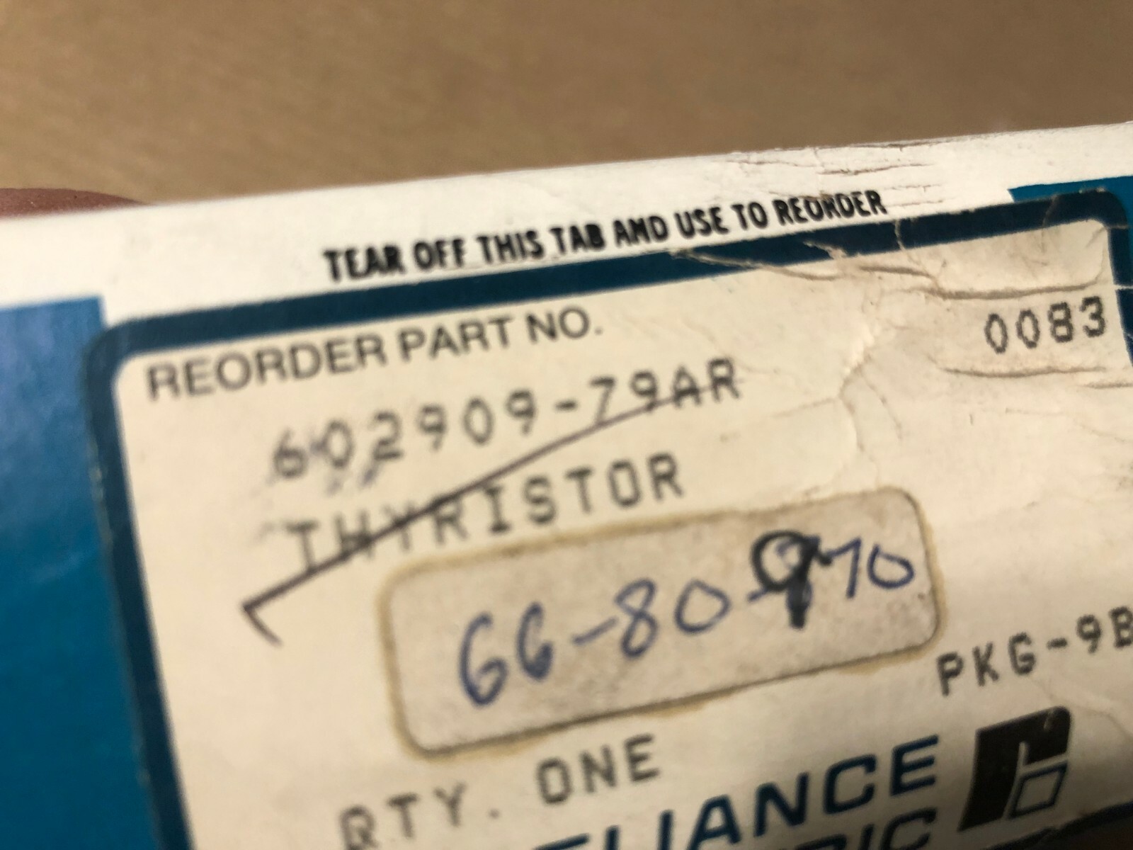 Reliance, Thyristor, 602909-79AR