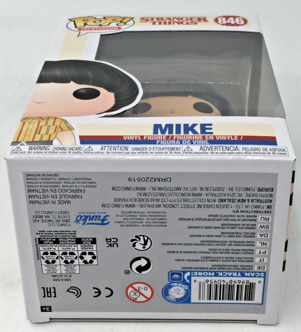 Funko Pop! Television Stranger Things Mike #846 With Pop Protector