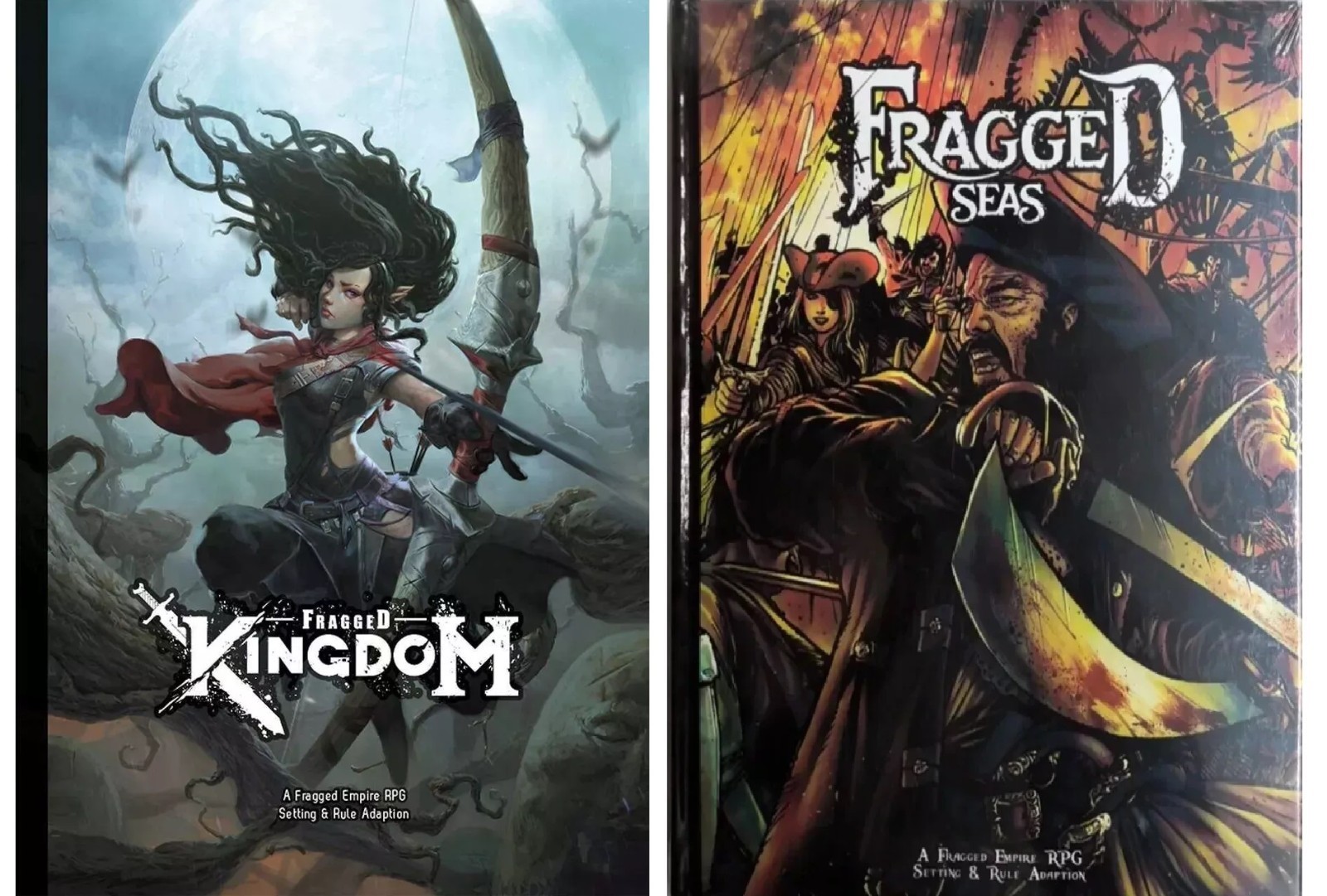 Fragged Empire: Fragged Seas / Fragged Kingdom - HARDBACK RPG BOOK - Brand New