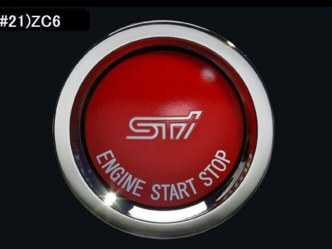 Push Start Button Without Status Light for Subaru BRZ STI - ST83031ST021