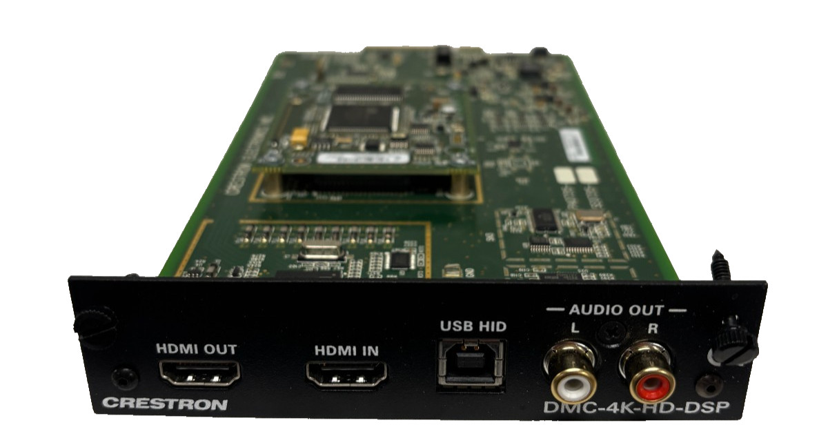 Crestron DMC-4K-HD-DSP, (6506748) DigitalMedia 4K HDMI Input w/ Downmixing