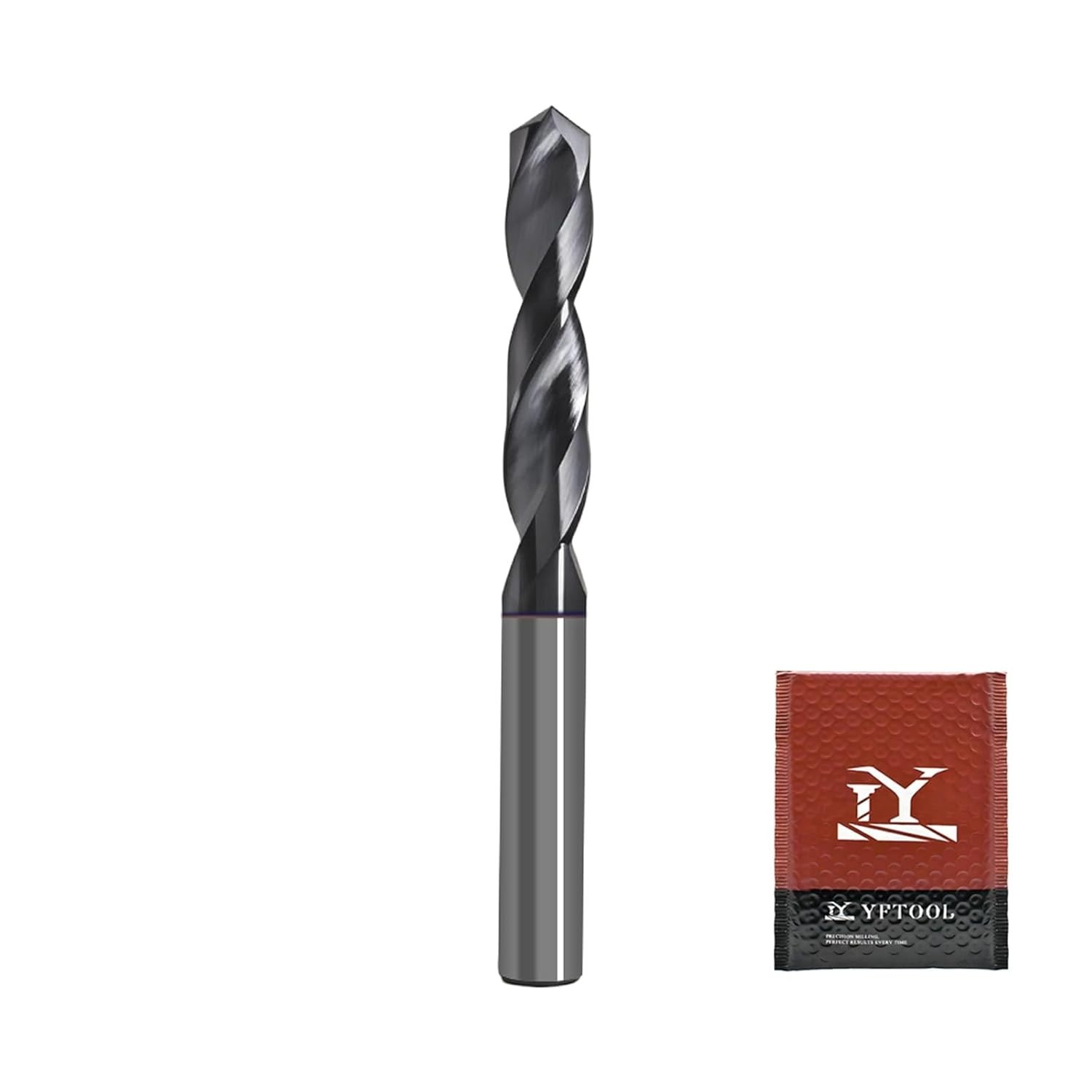 1/4 Carbide Drill Bit for Hardened Steel Stainless Steel Hot Working Steel Metal
