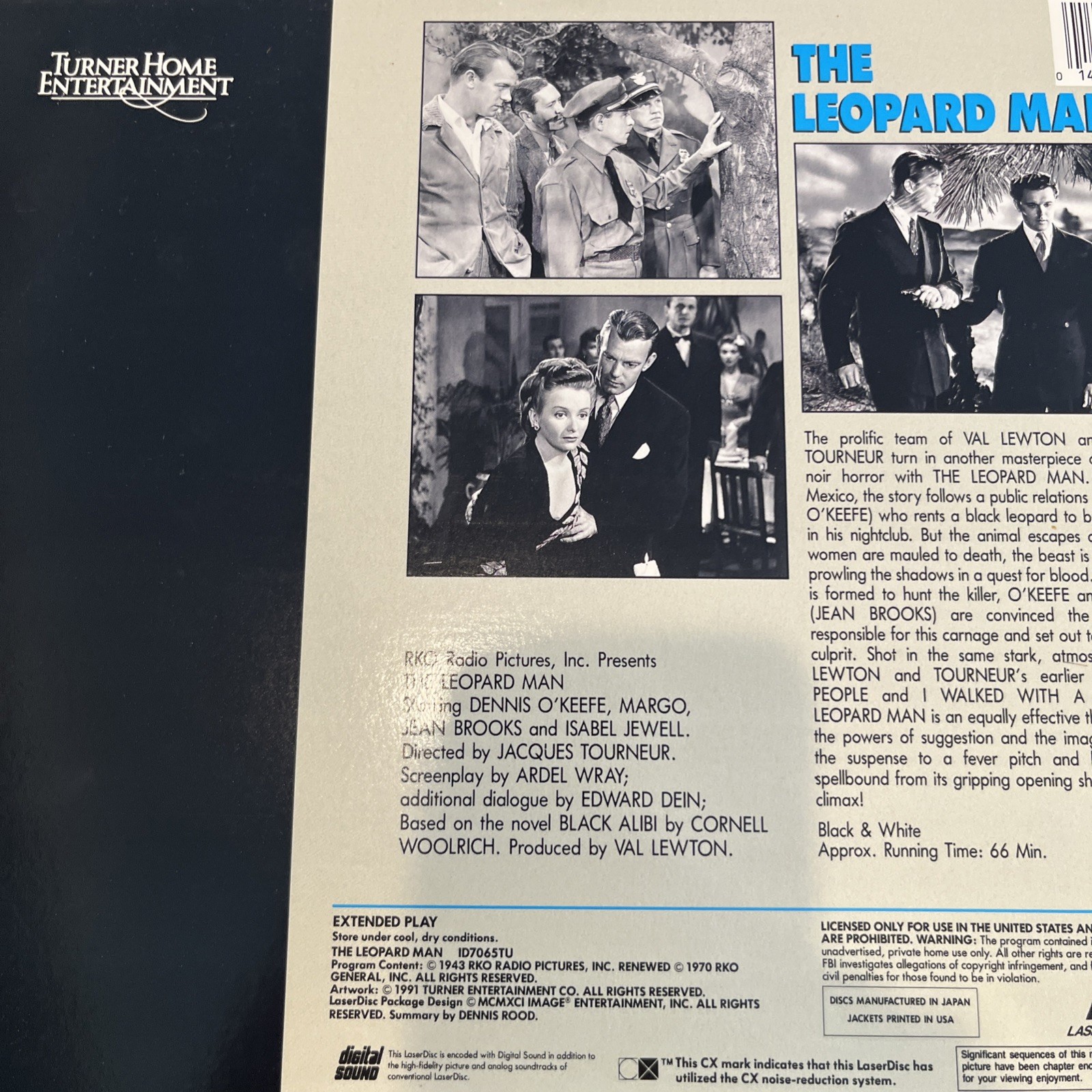 The Leopard Man Laserdisc (FL 13)