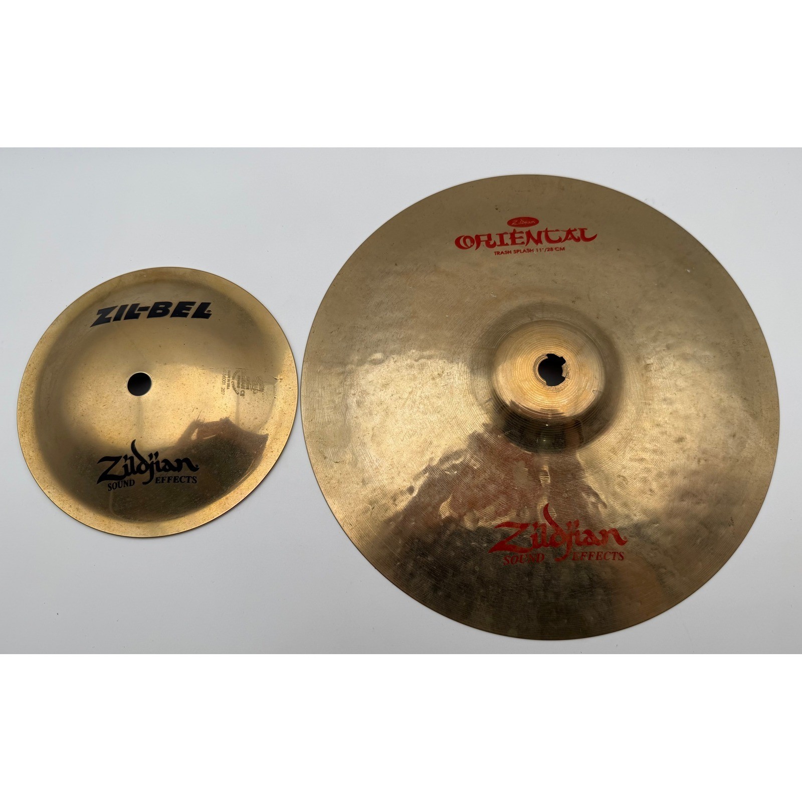 Zildjian 11in Oriental Trash Splash and 6in Zil-Bel Sound Effects Cymbals Pair
