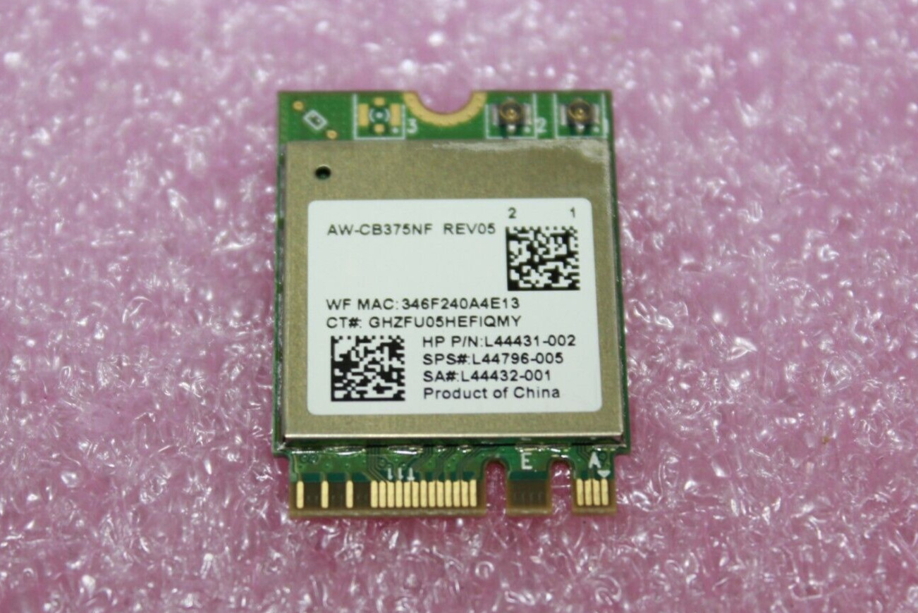 Genuine HP WiFI Wireless Card AW-CB375NF L44431-002