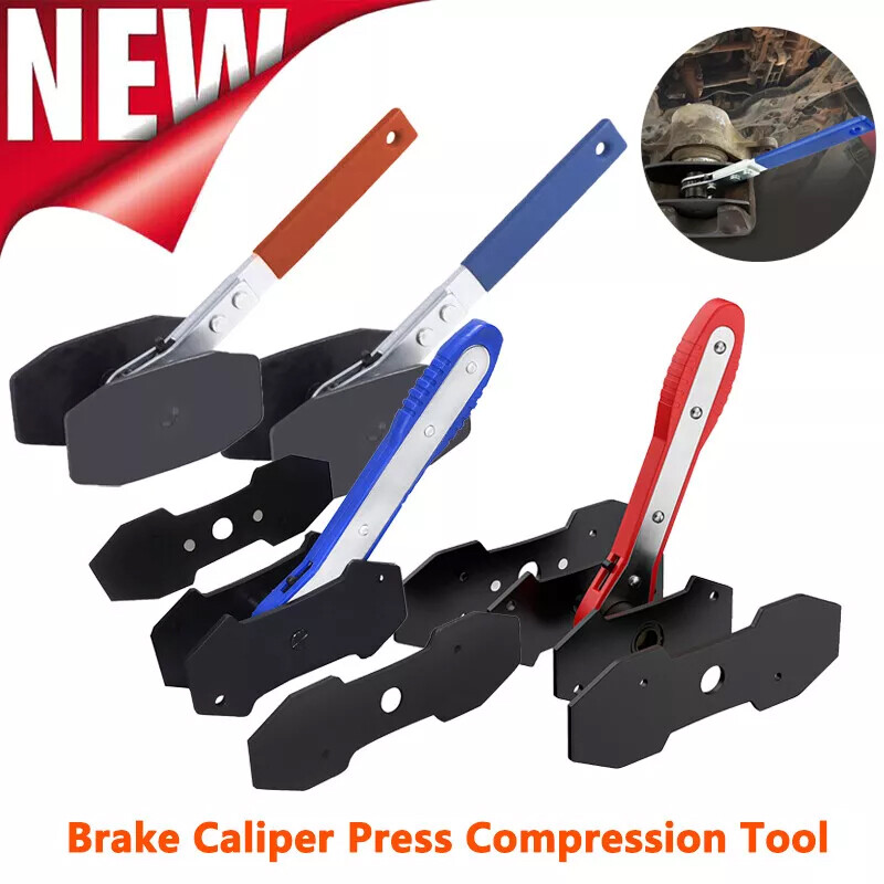 Brake Pad Ratchet Rewind Spreader Kit 360° Piston Retracting Caliper Press Tool