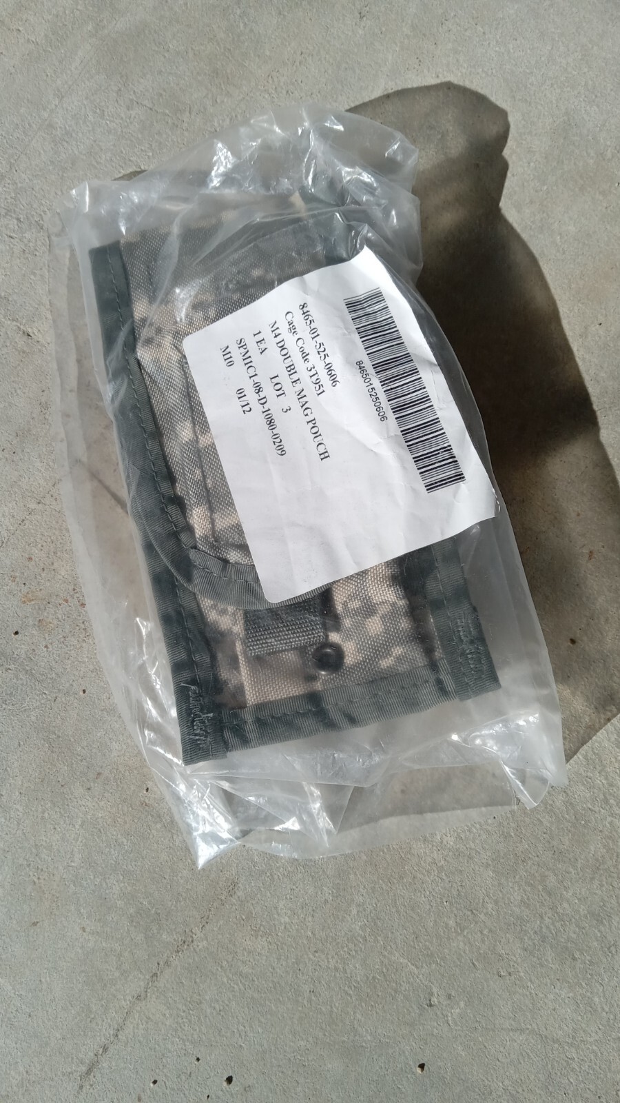 New In Bag US Military Molle II ACU M 4 DOUBLE Magazine Pouch 8465-01-525-0606