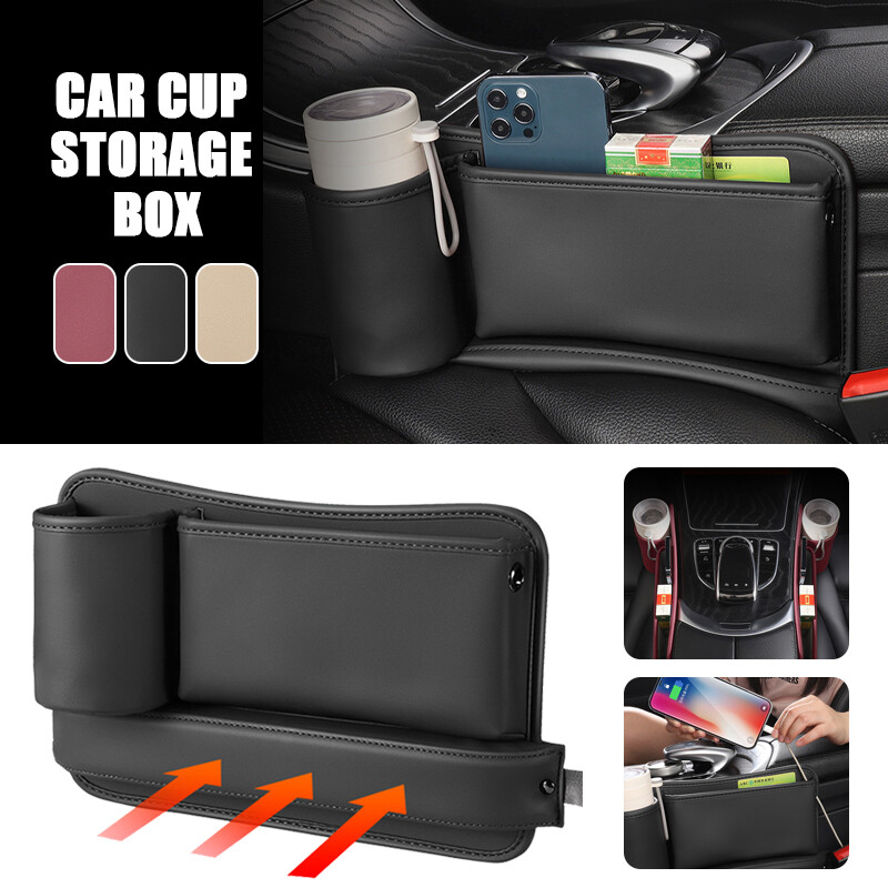 Car Seat Gap Catcher Filler Storage Bag Auto Bottle Pocket Organizer Holder