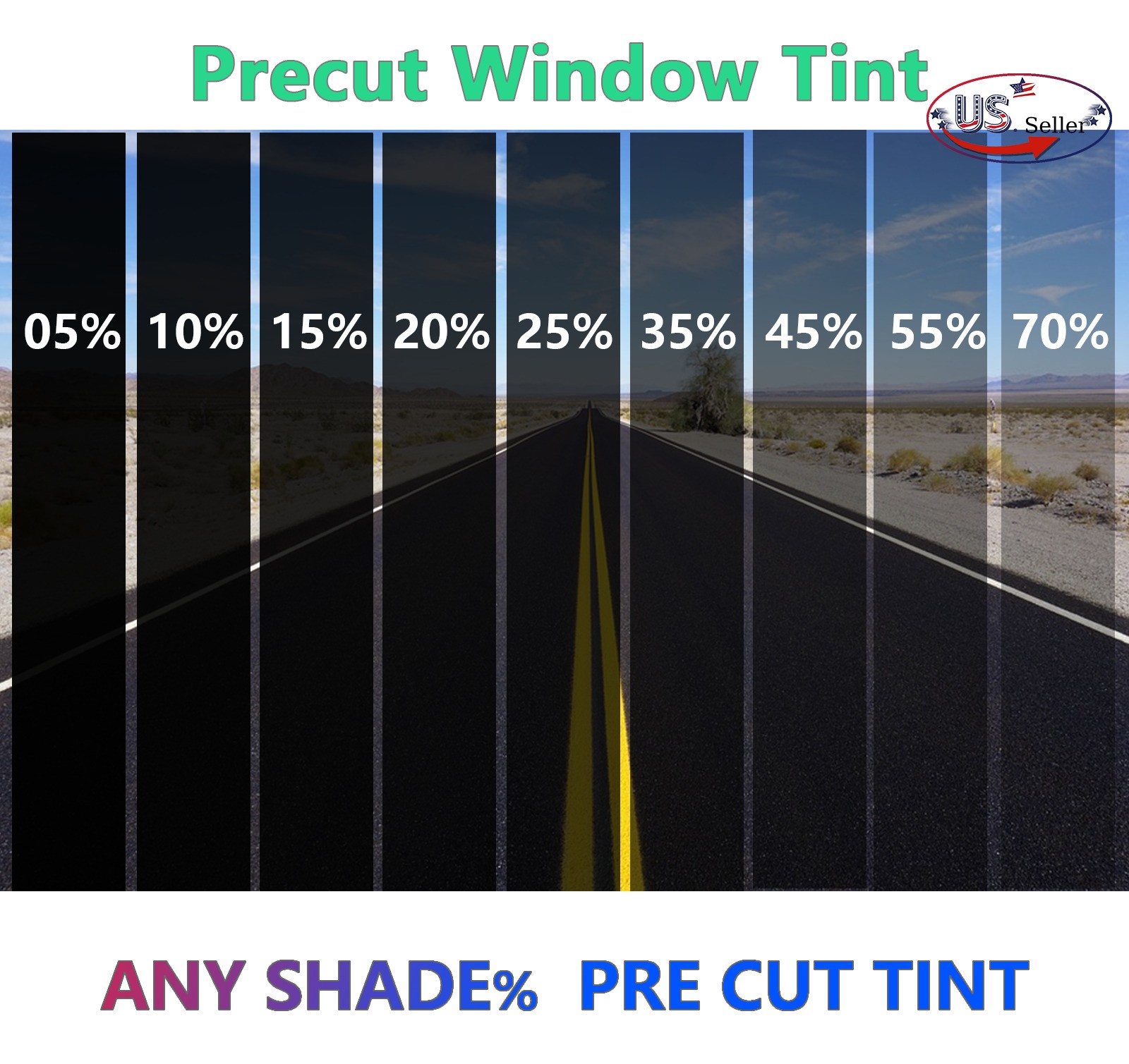 Computerized Custom PreCut 2Ply Window Tint Film Kit For ALL RAM 2500/3500
