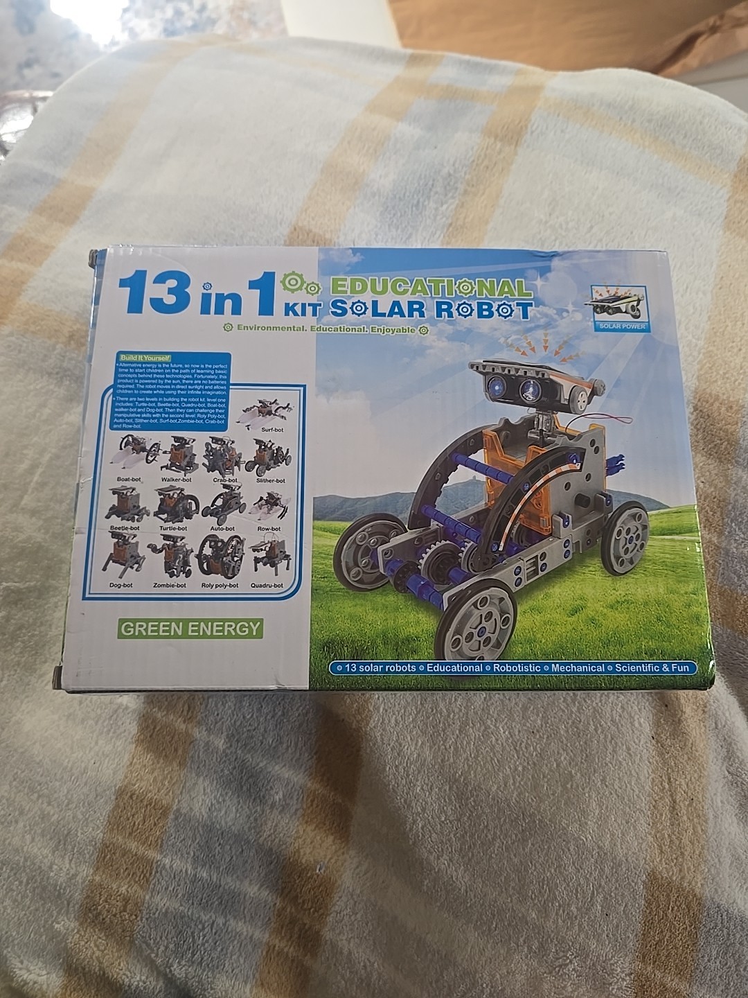 Bottleboom 13 In 1 Solar Robot Educational Kit Green Energy New- Brand New