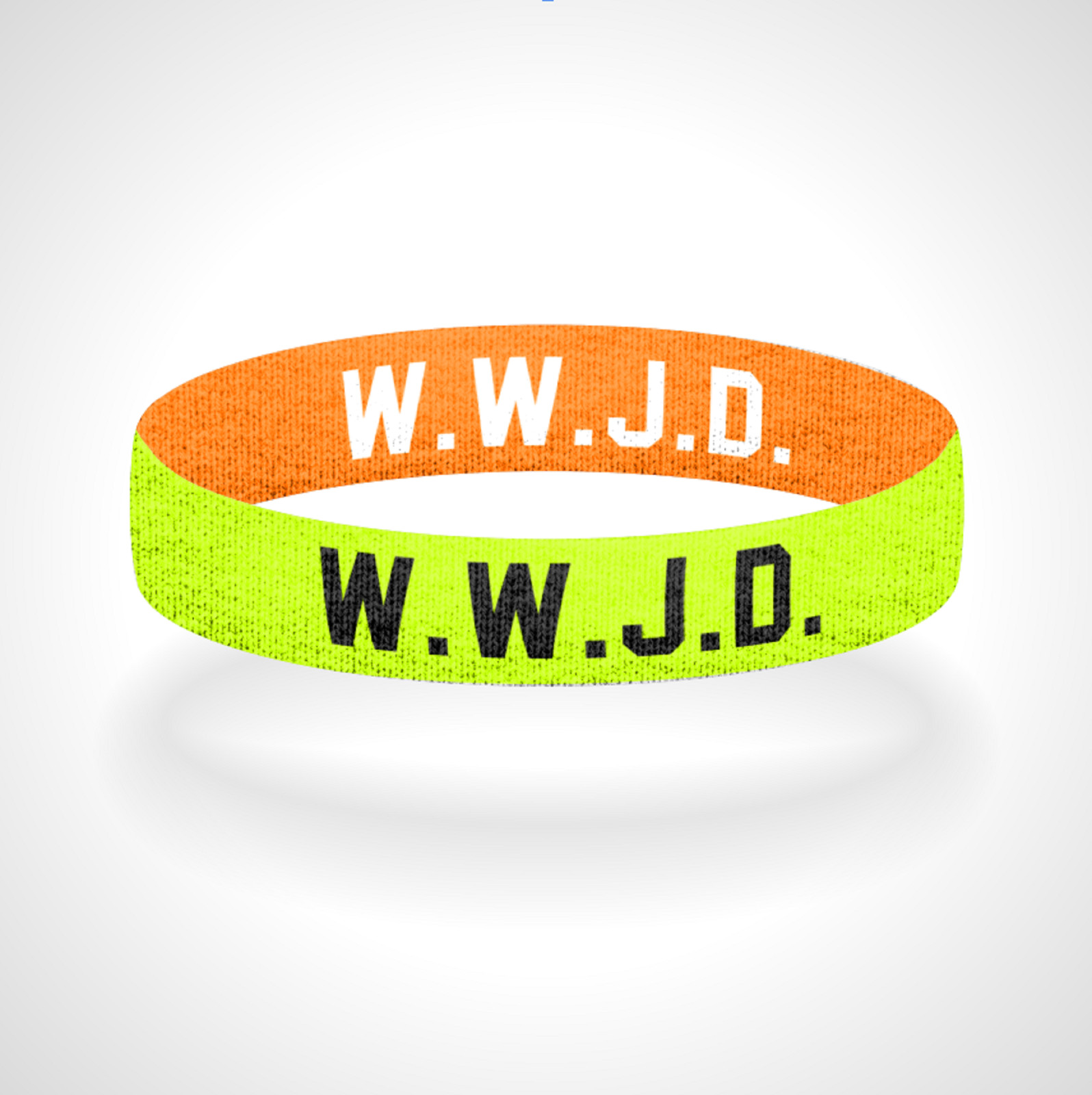 Reversible WWJD Bracelet WWJD Wristband